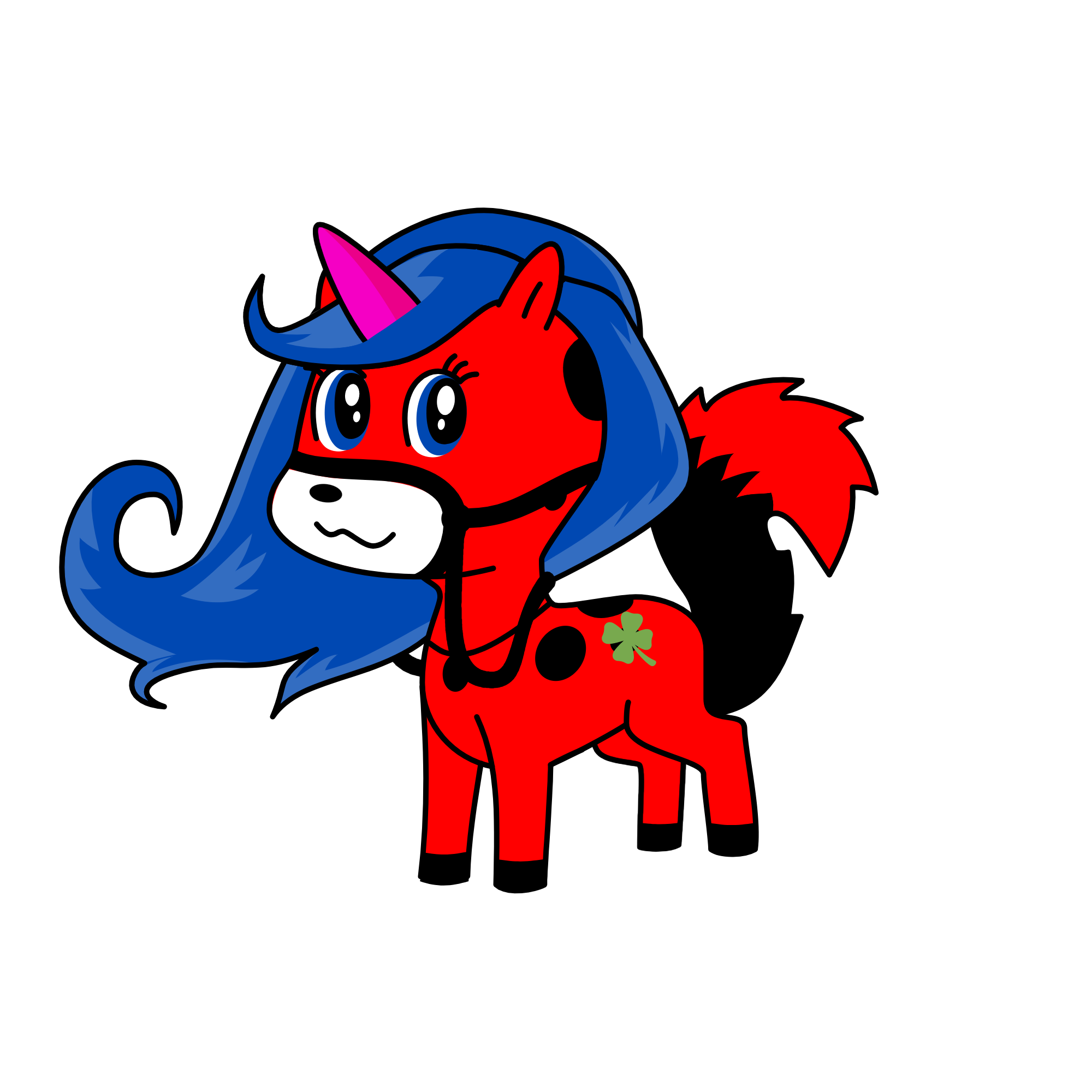 Ladybug, the unicorn