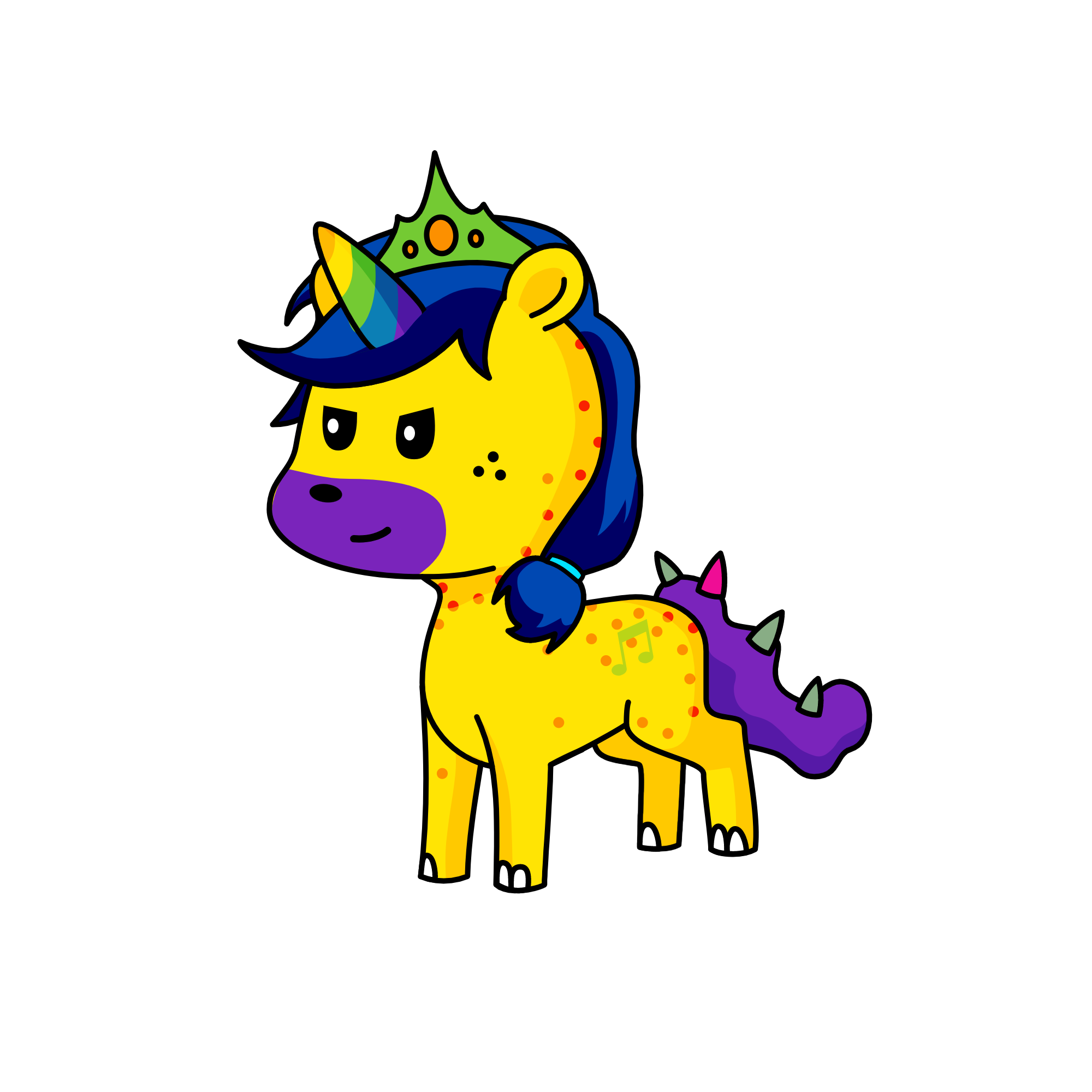 Cornaubie, the unicorn