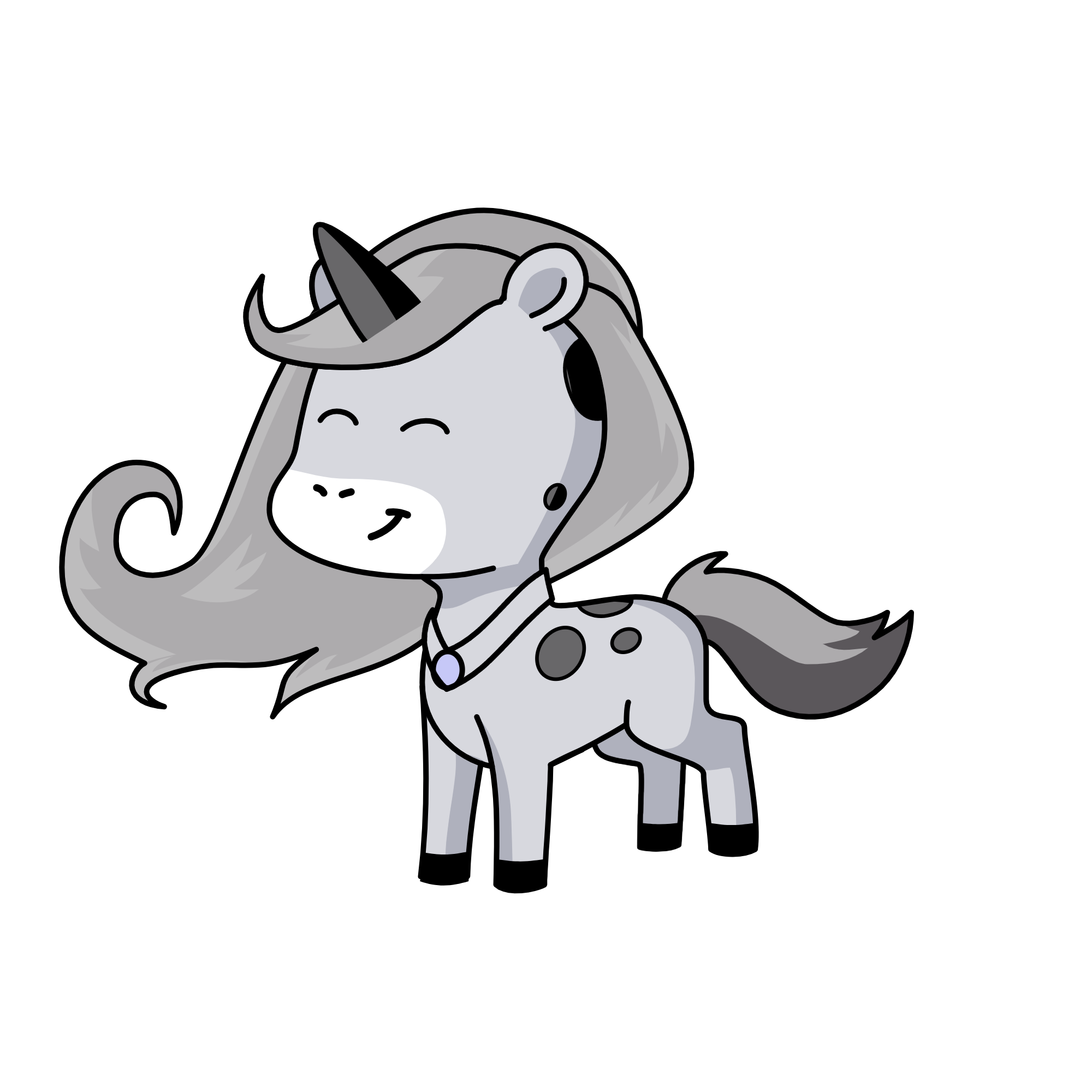 Moony, the unicorn