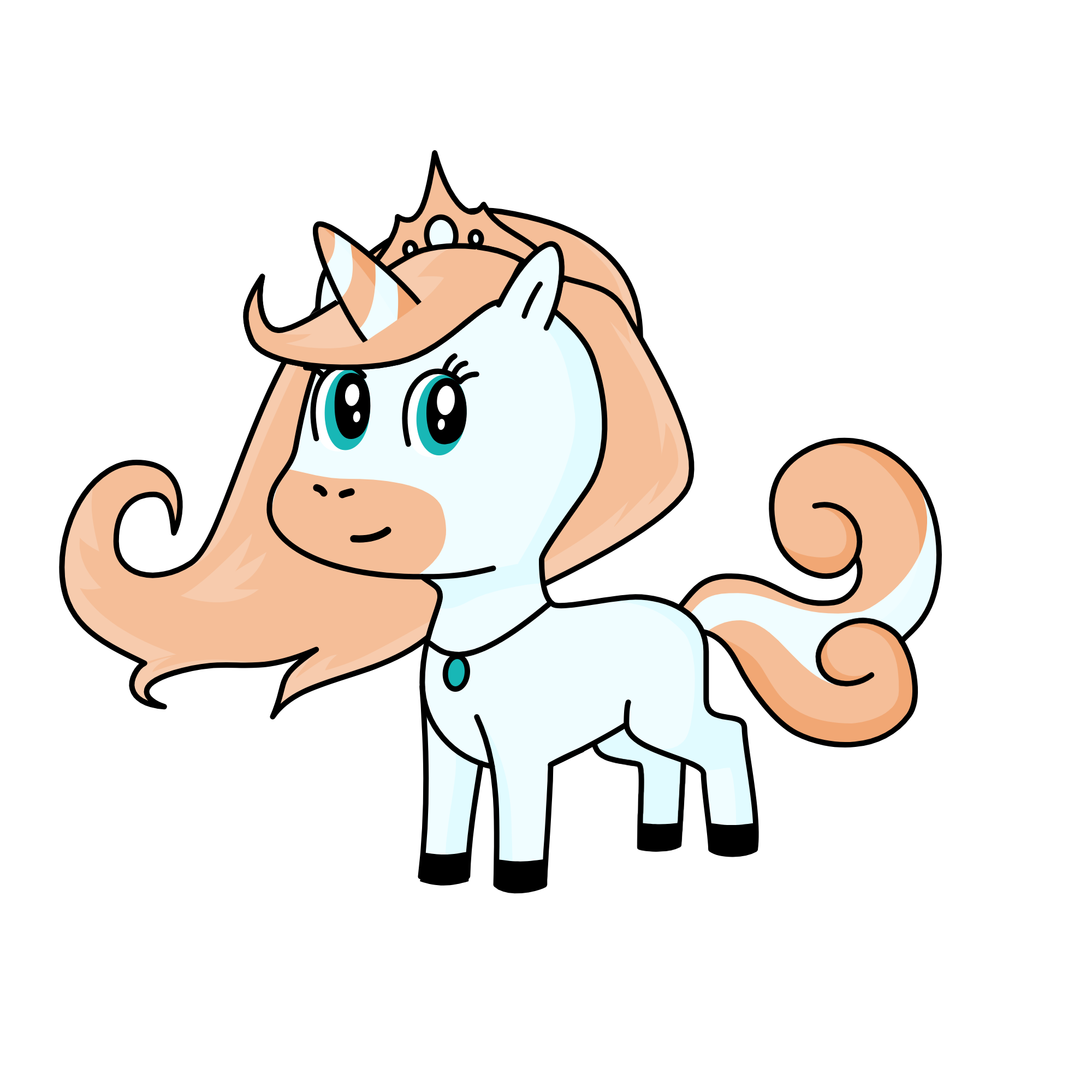 Winter, the unicorn
