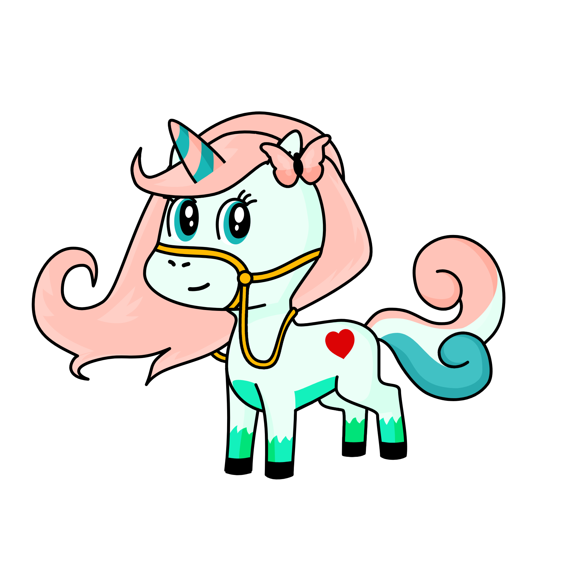 Crystal, the unicorn