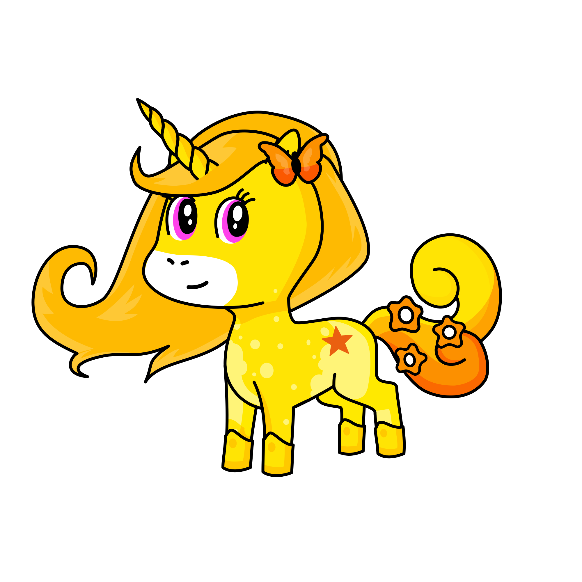 Crystal, the unicorn