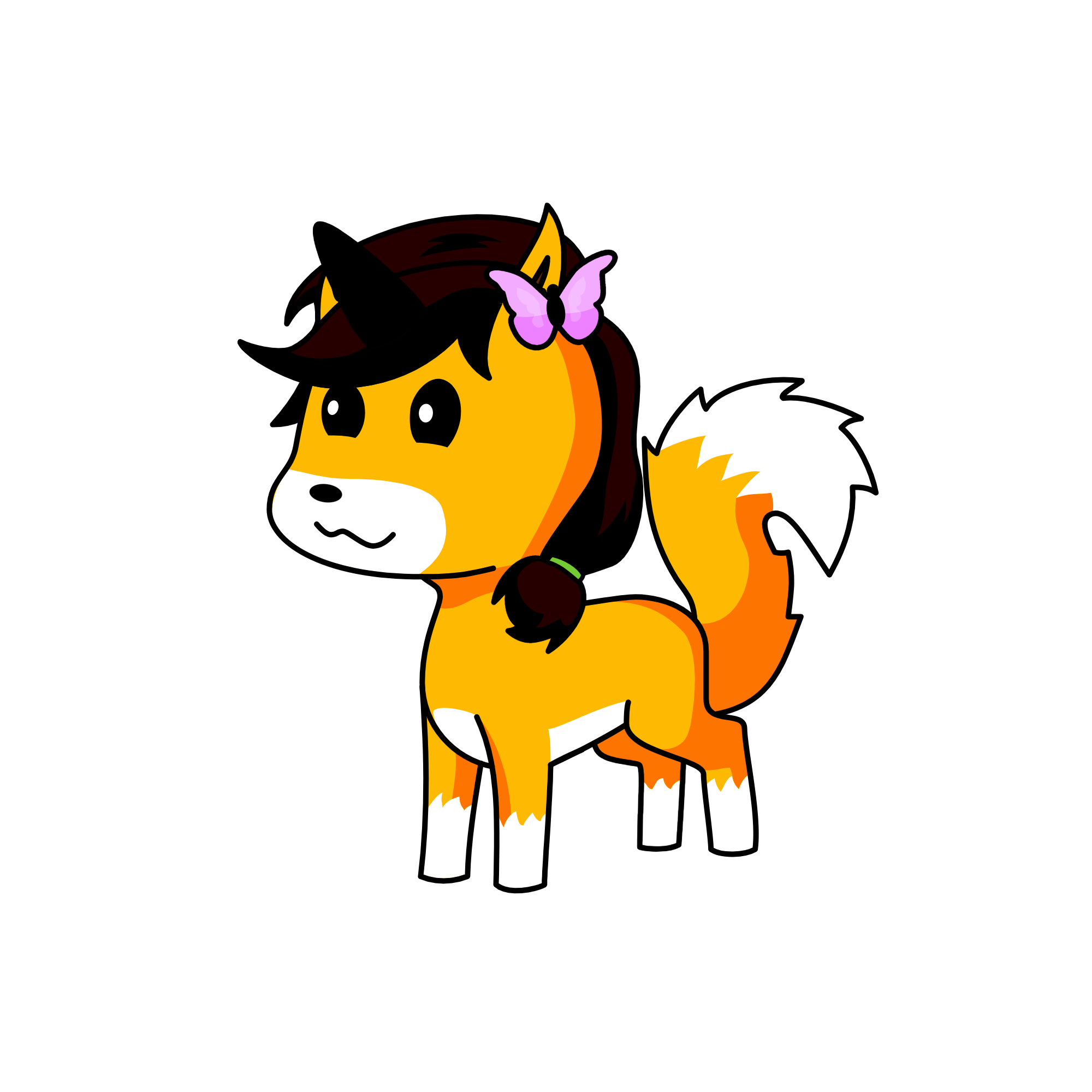 Foxxy, the unicorn