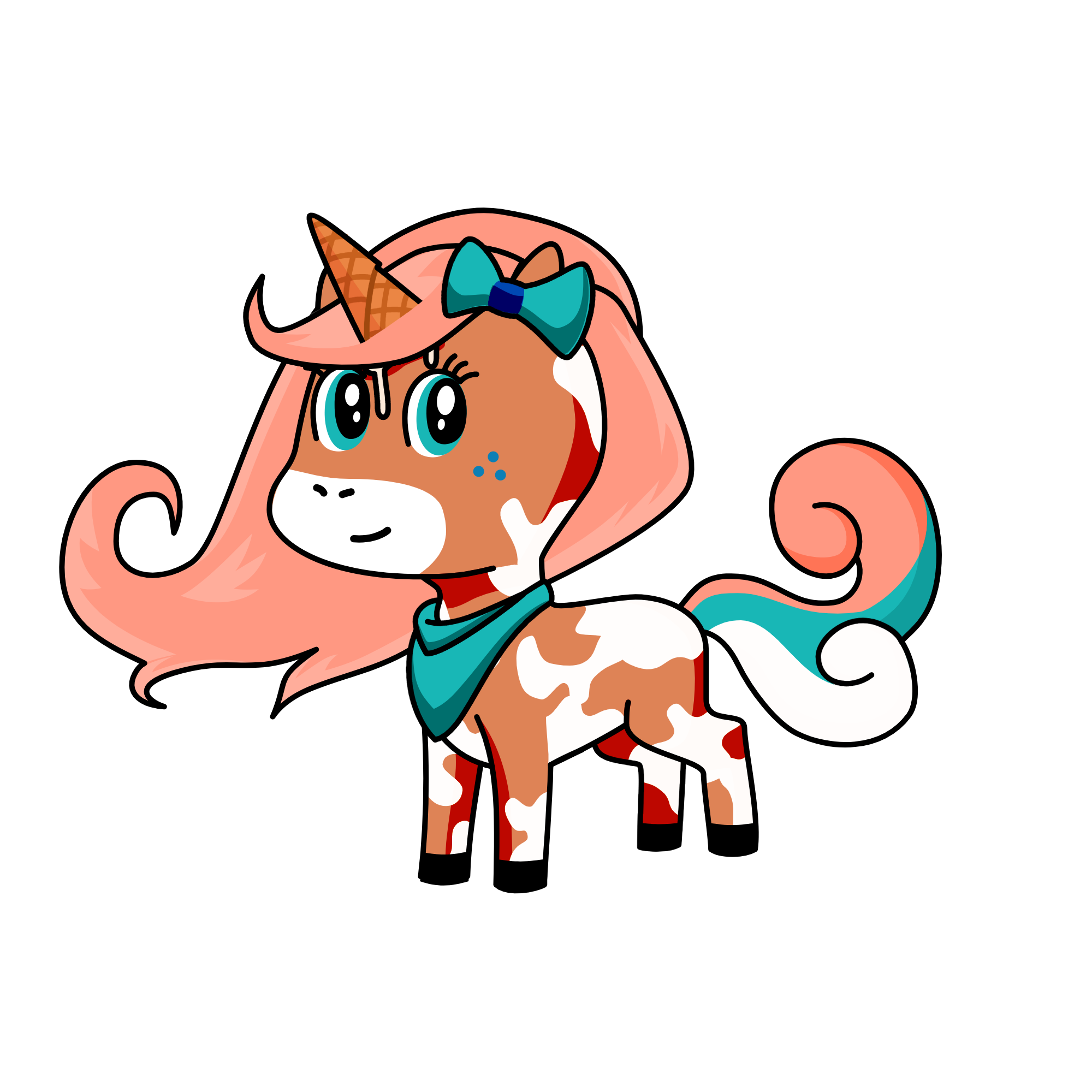 Creme, the unicorn