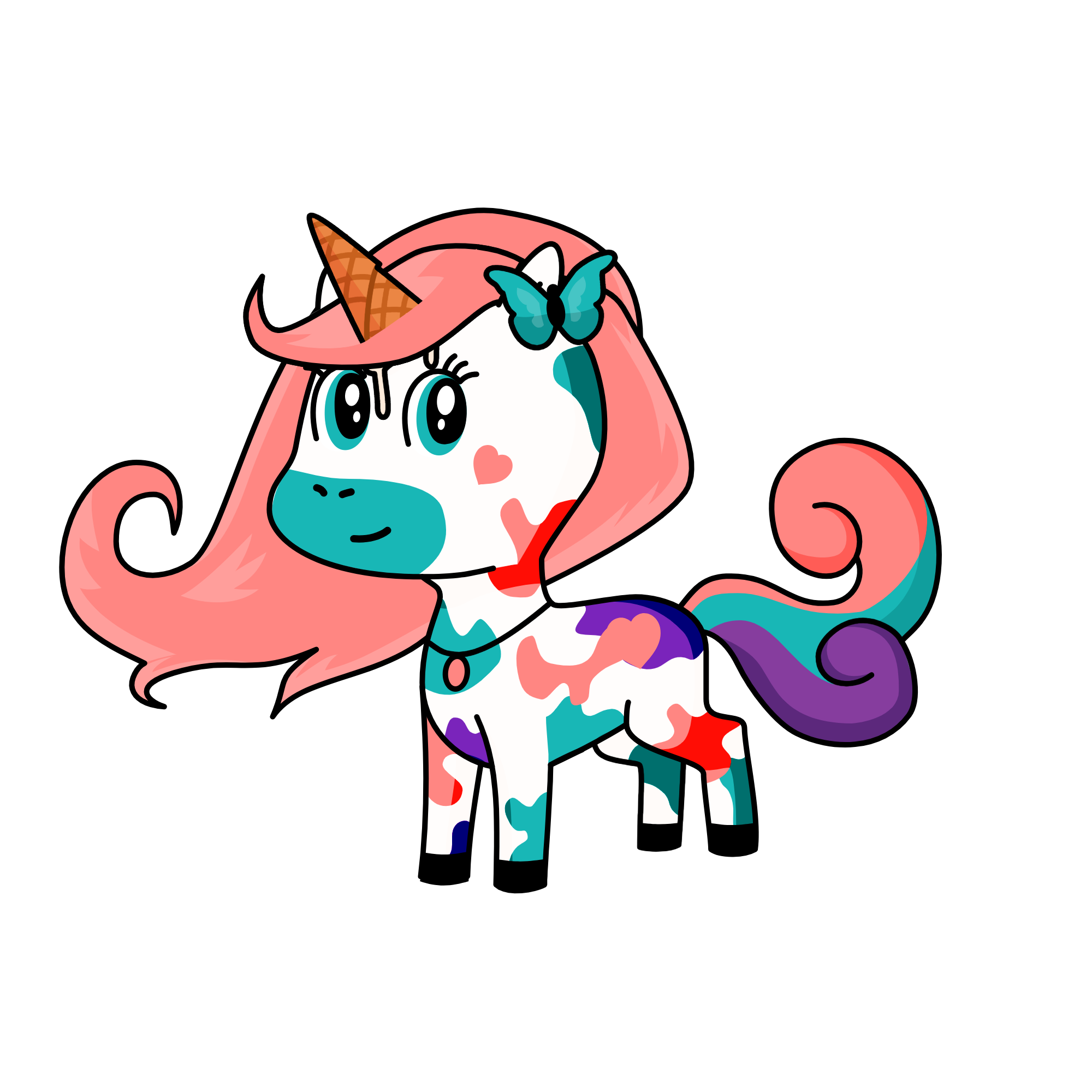 Cakeaura, the unicorn