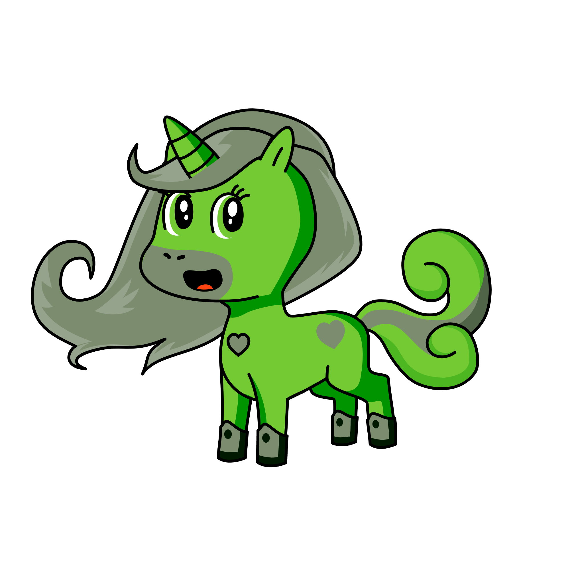 Kitty, the unicorn