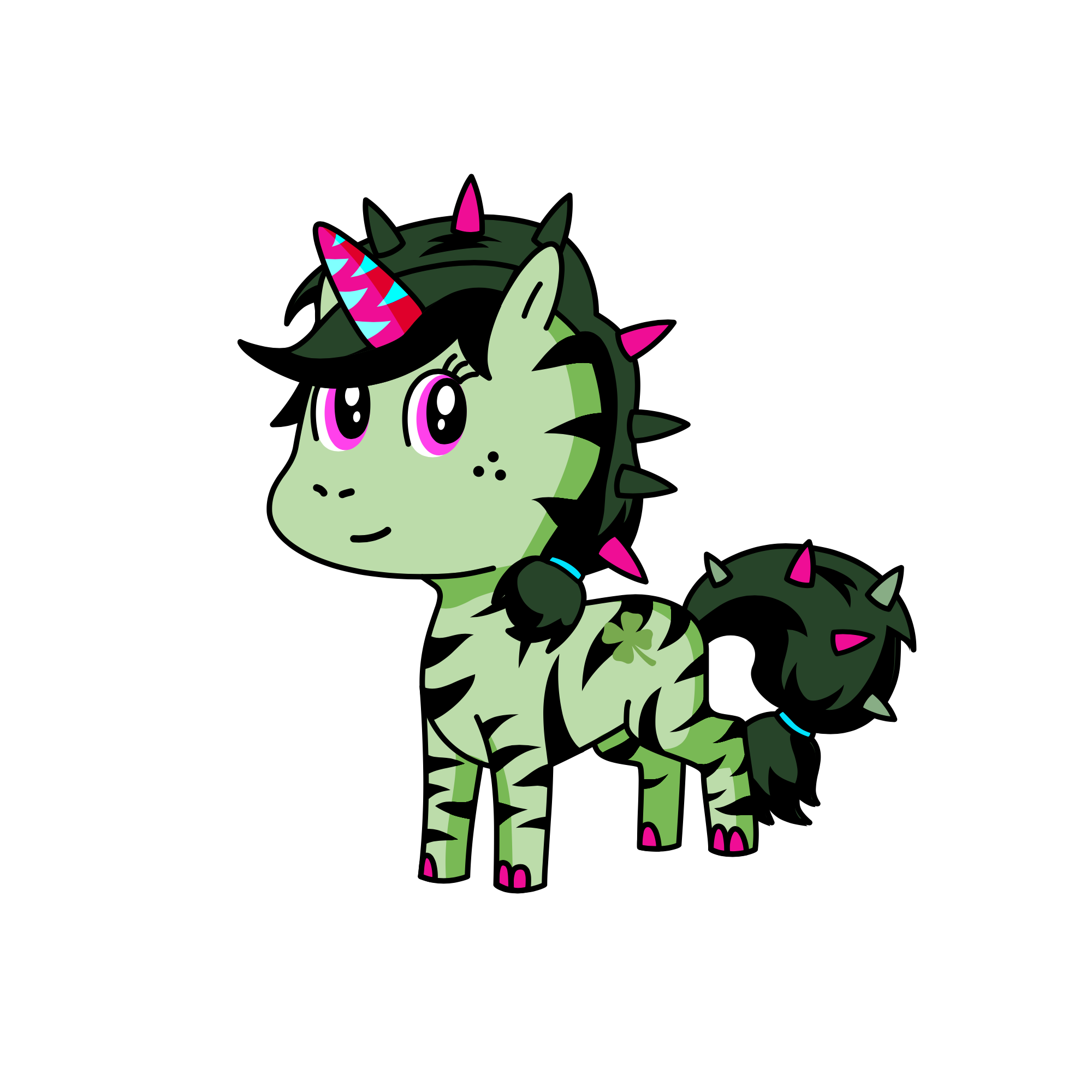 Cursie, the unicorn