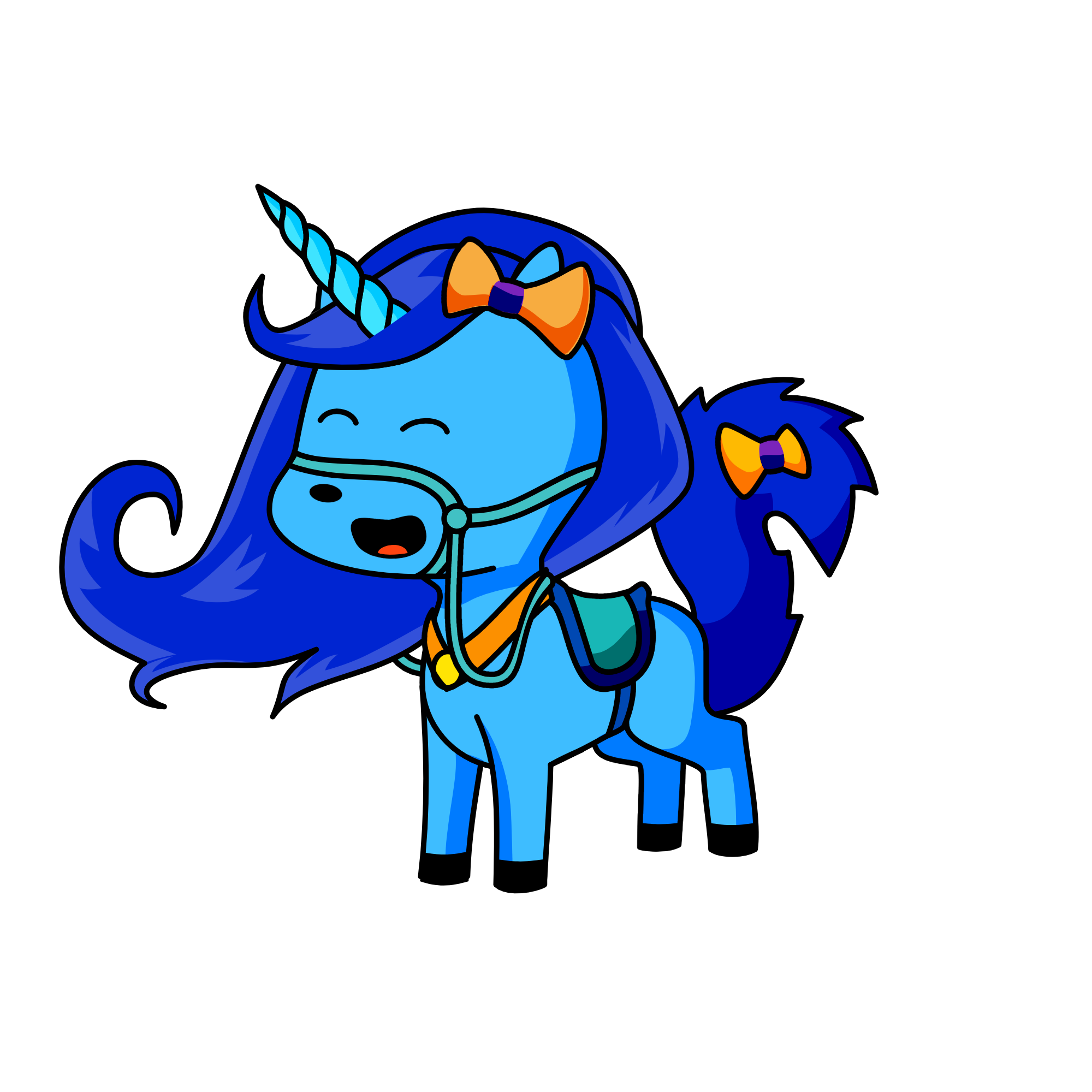 Xanh, the unicorn