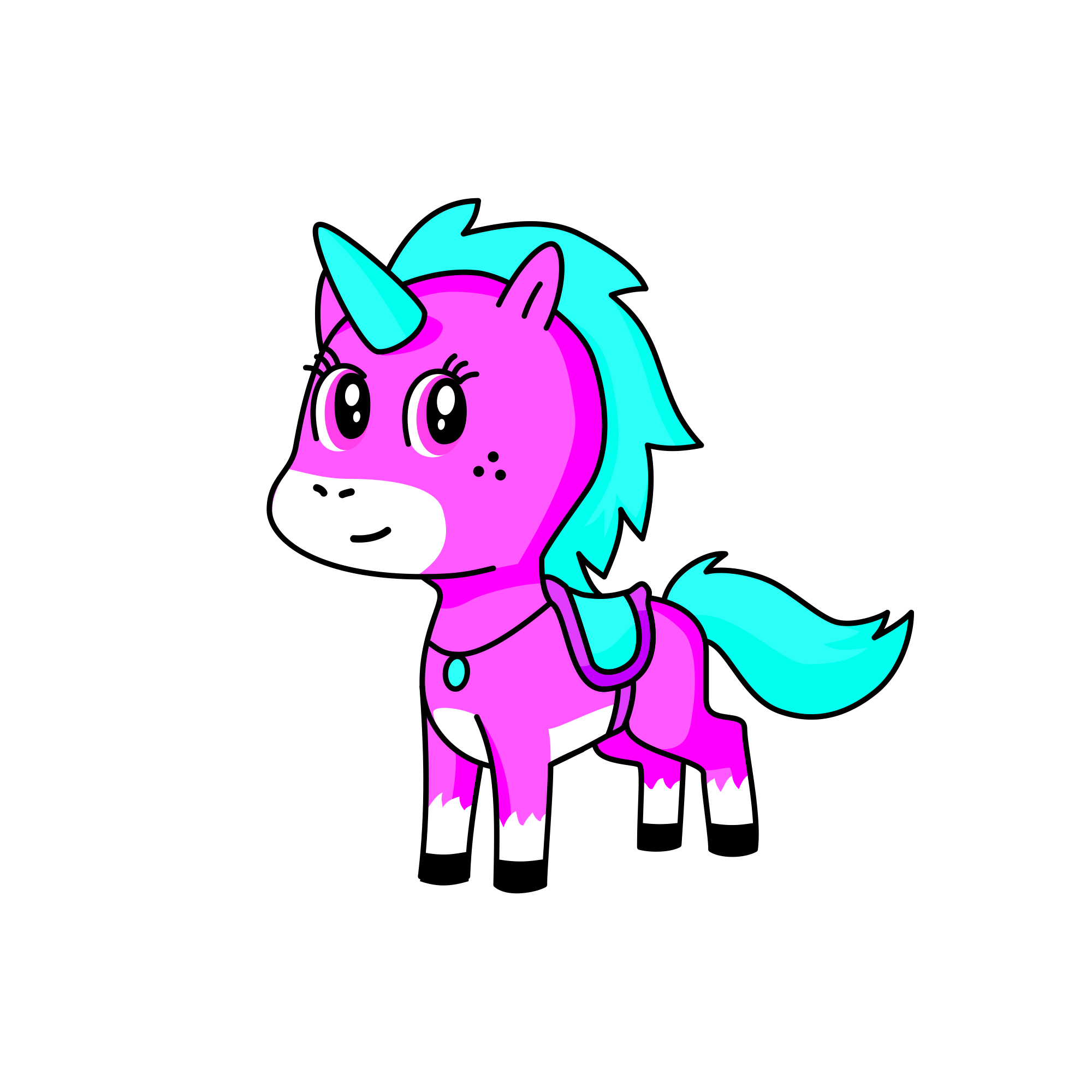 Unicorn cat , the unicorn