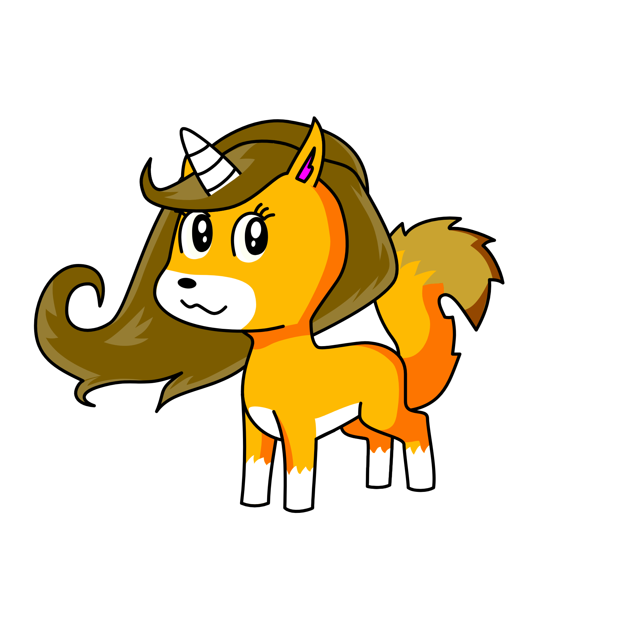 Fox, the unicorn