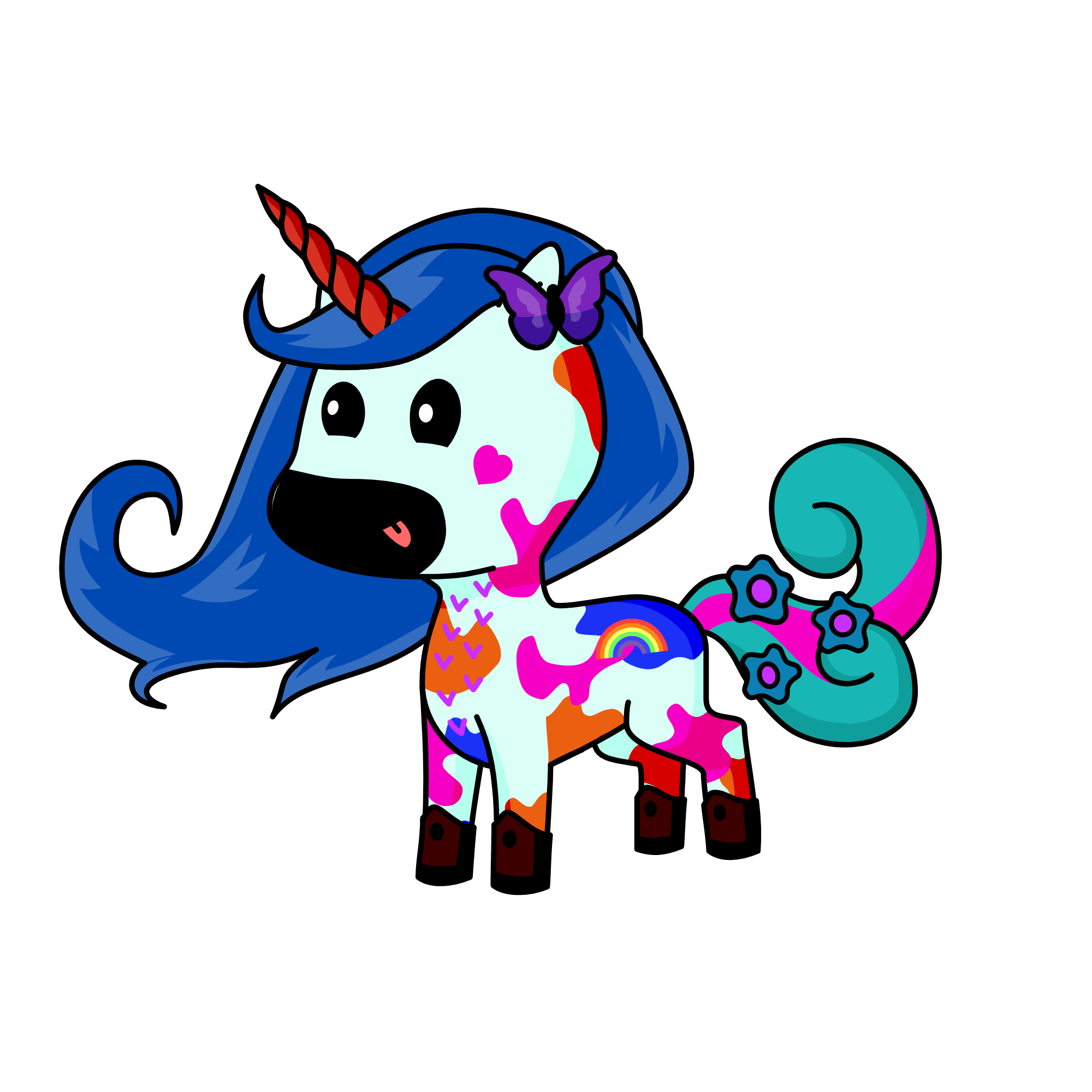 Unicolorn, the unicorn