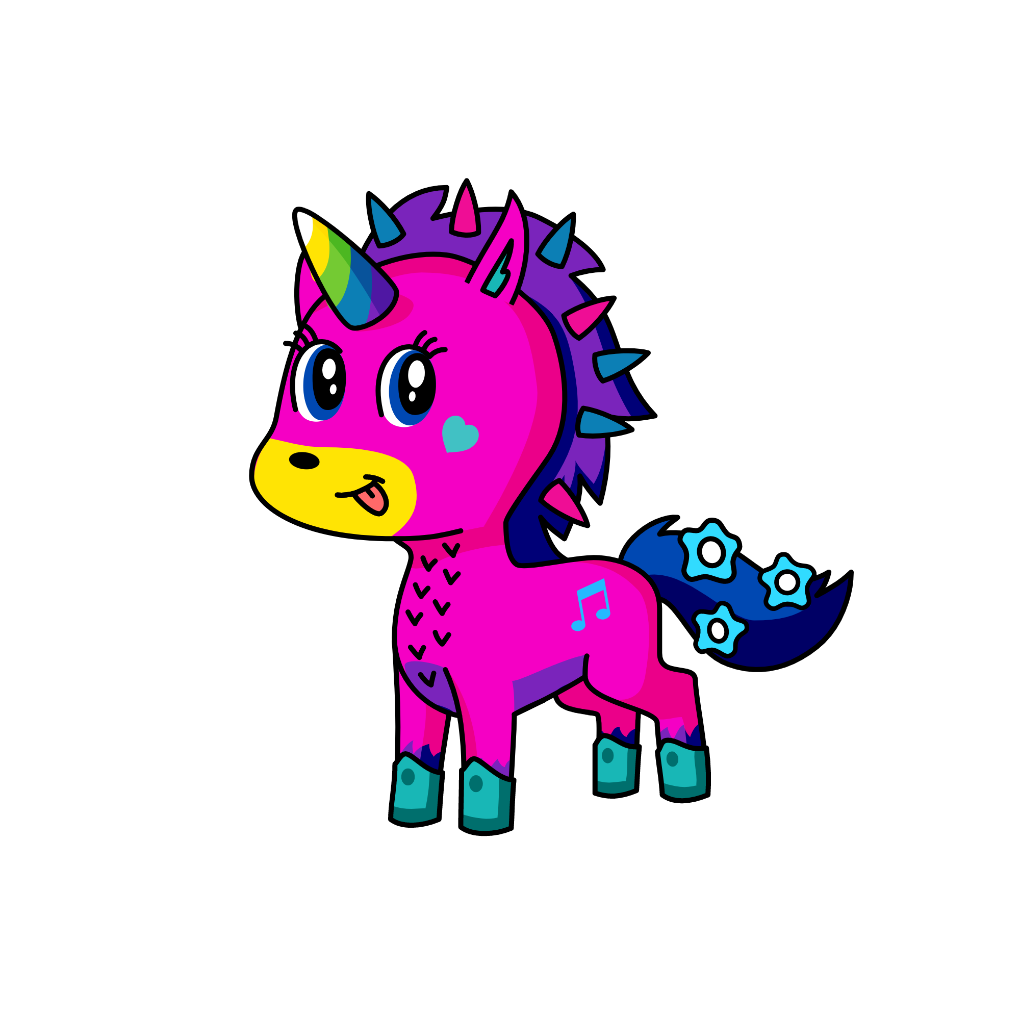 rainbow, the unicorn