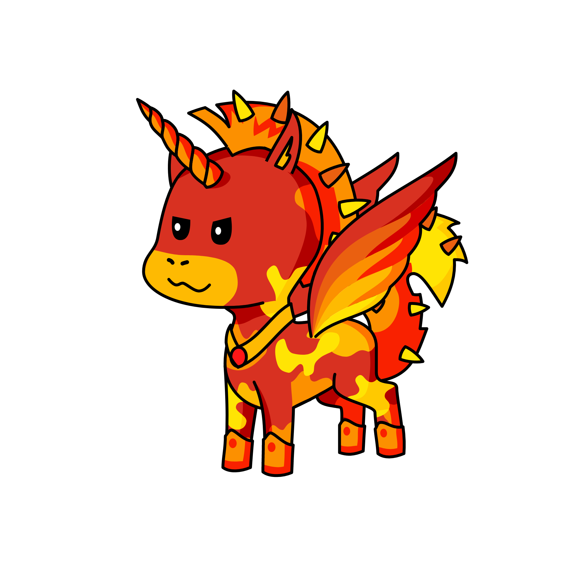King Inferius, the unicorn