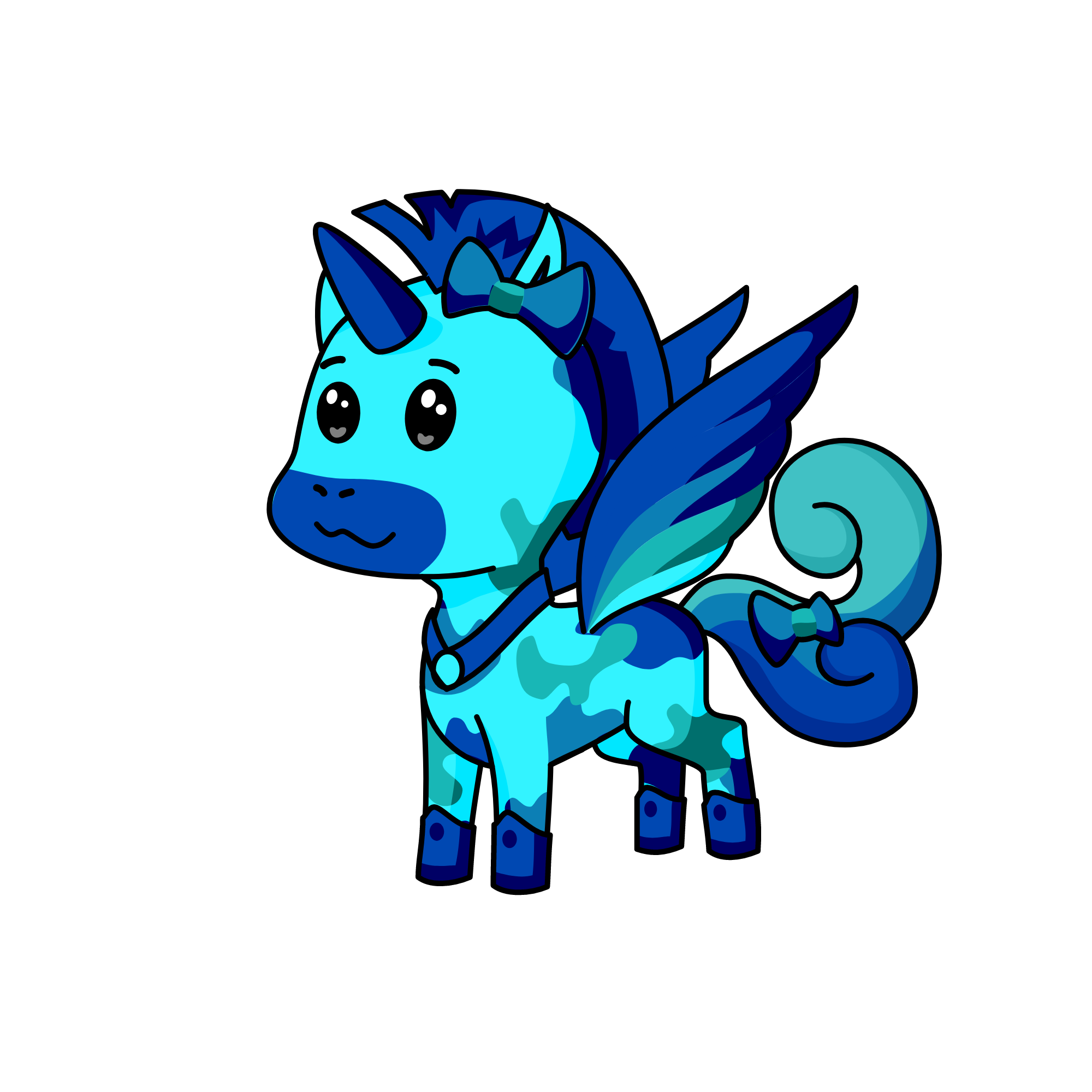 Queen Oceanus, the unicorn