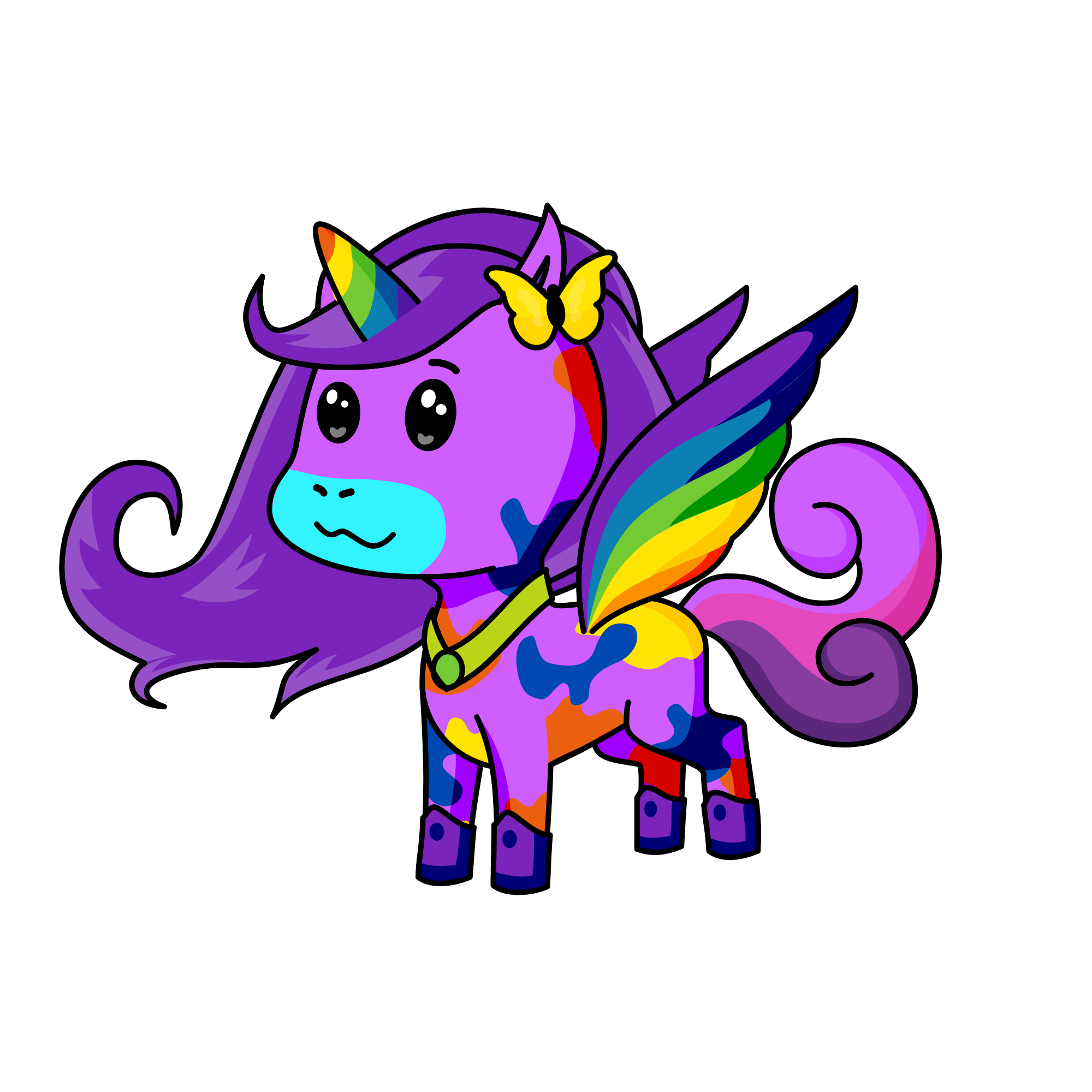Queen Raine, the unicorn