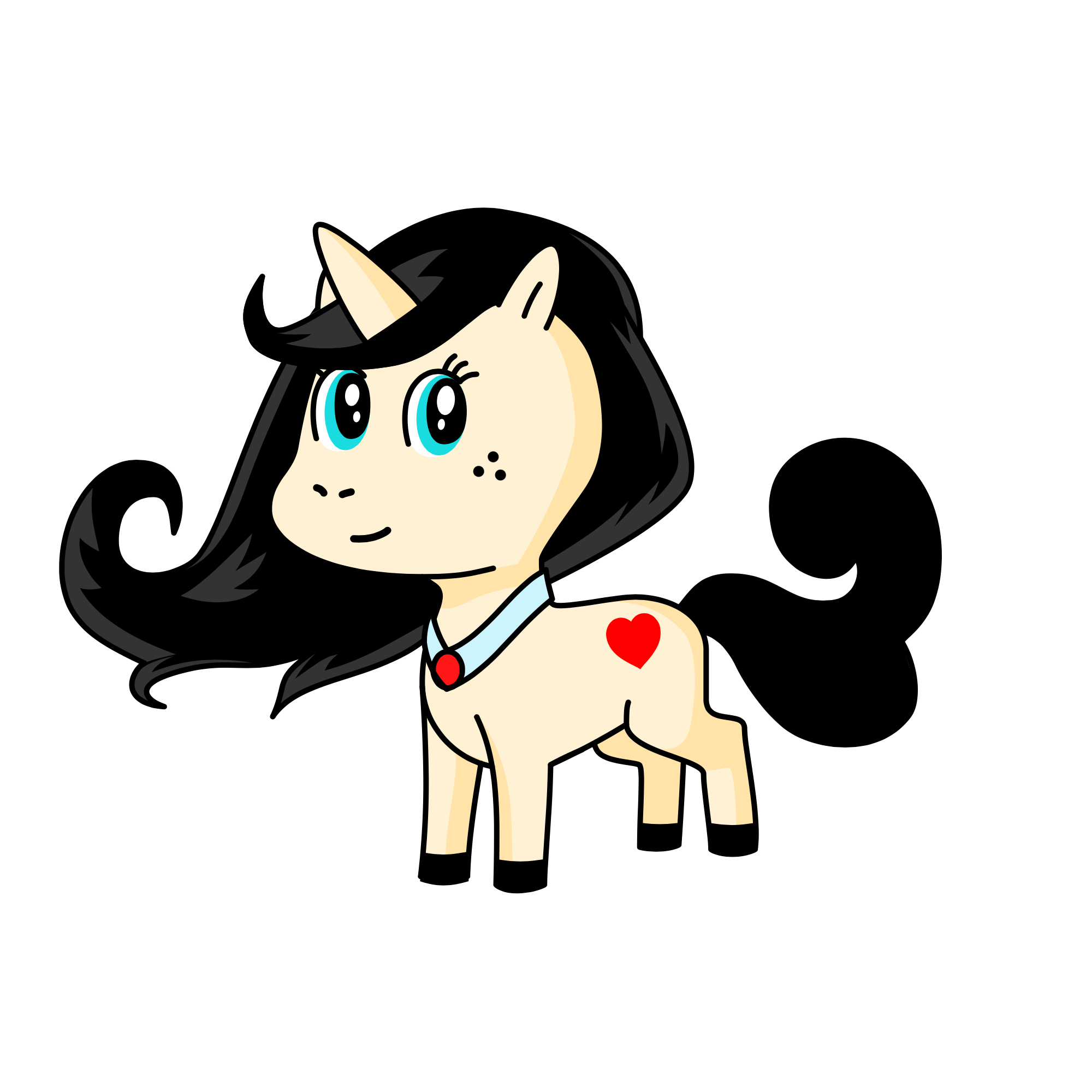 Snow White, the unicorn