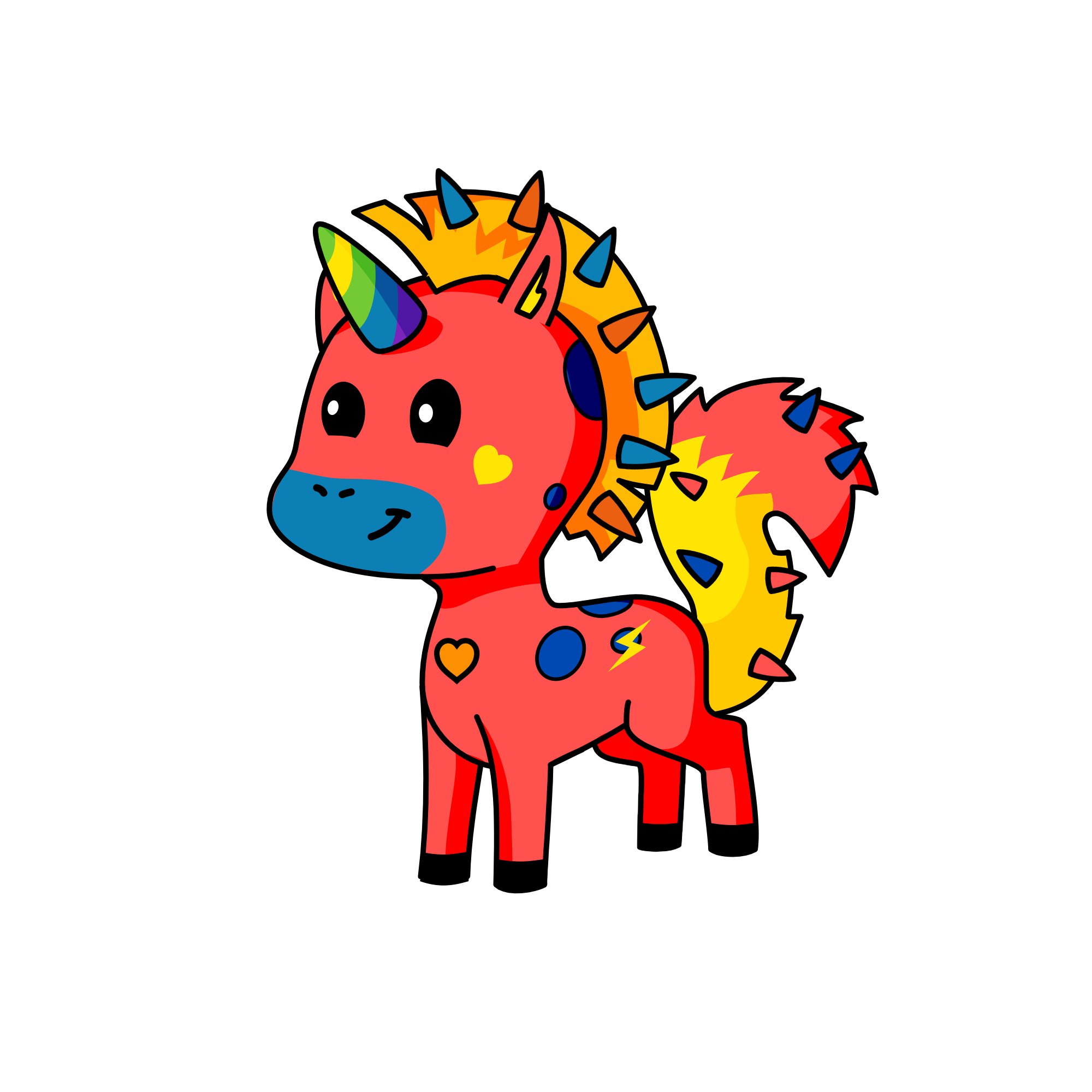 Pika, the unicorn