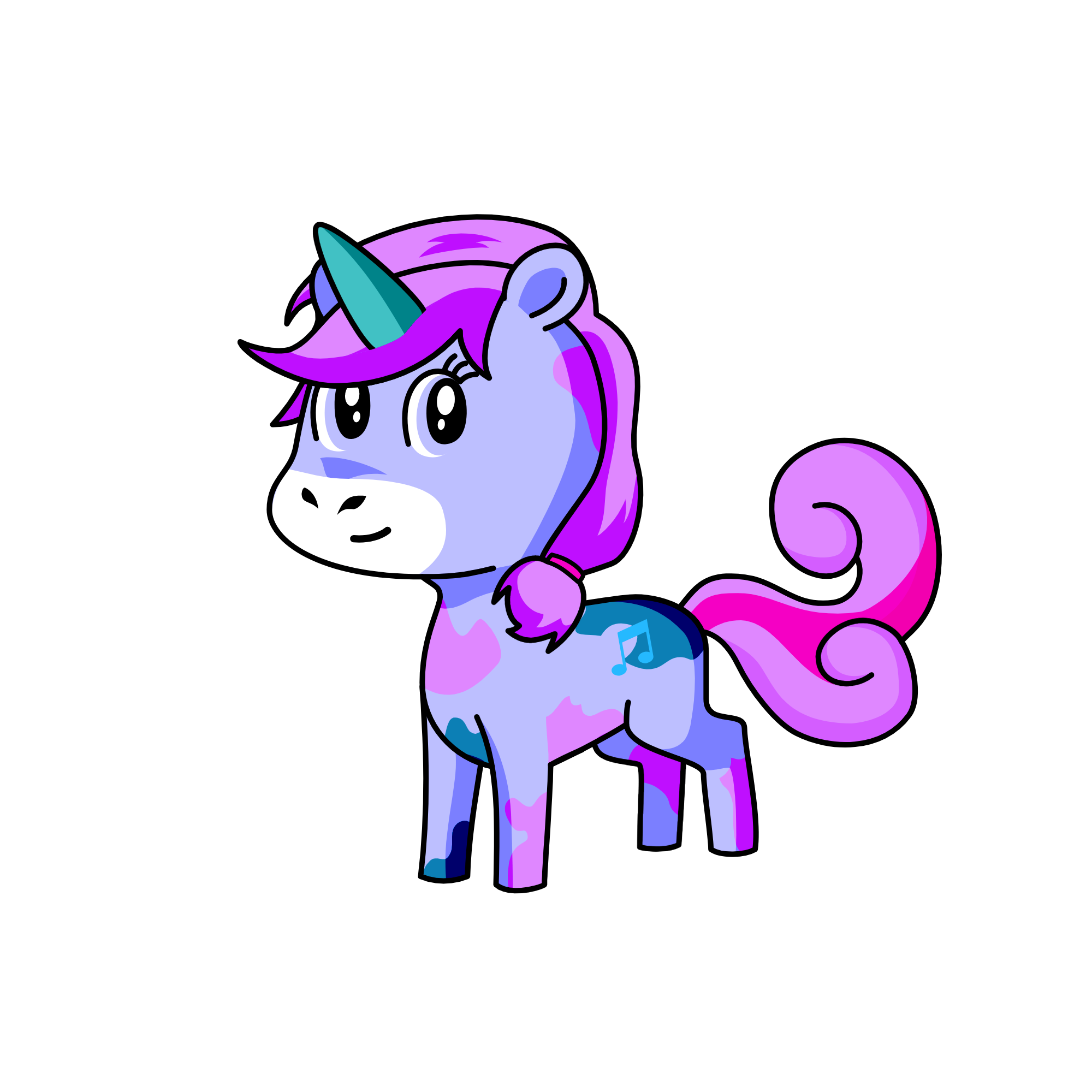Melanny, the unicorn