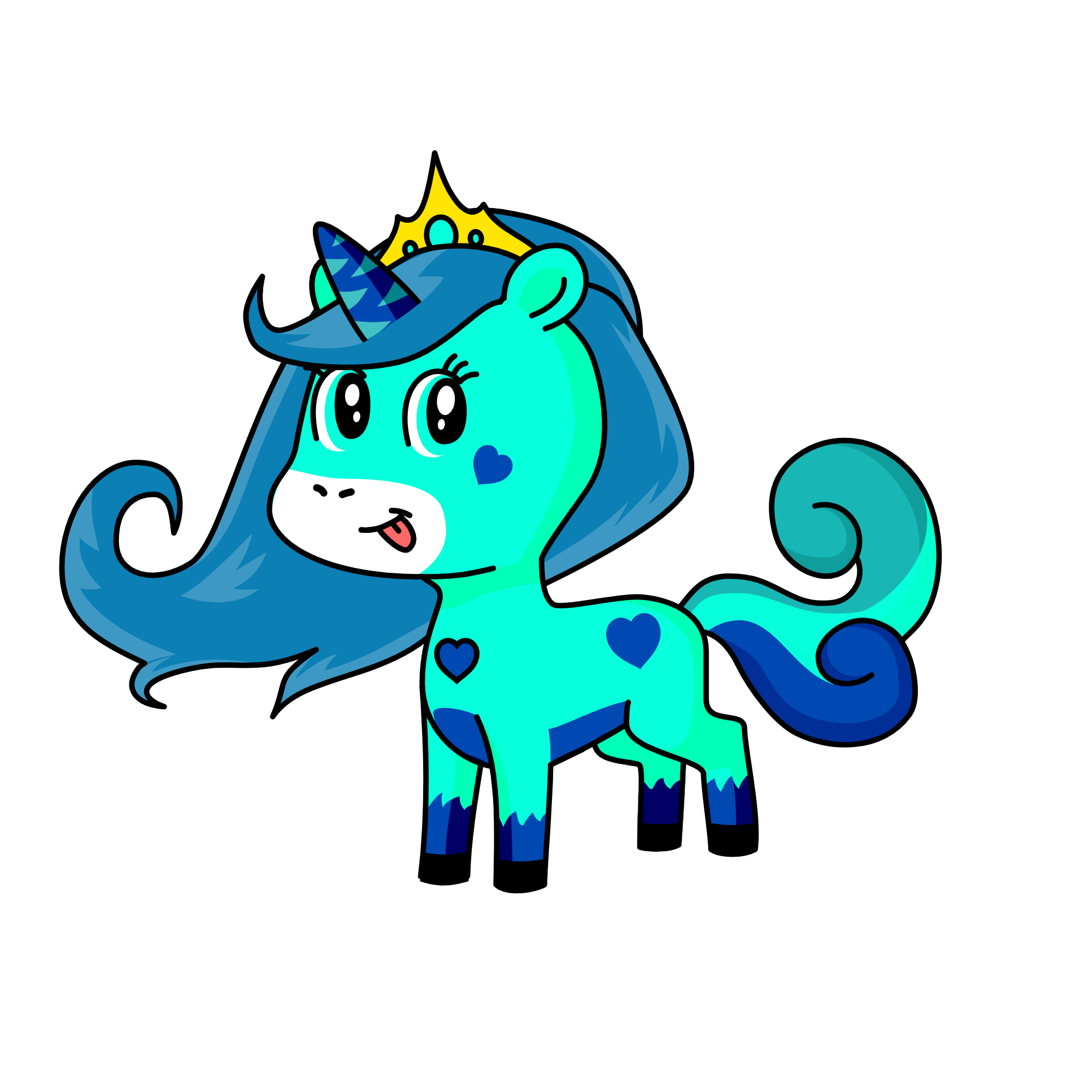 Sea shell, the unicorn
