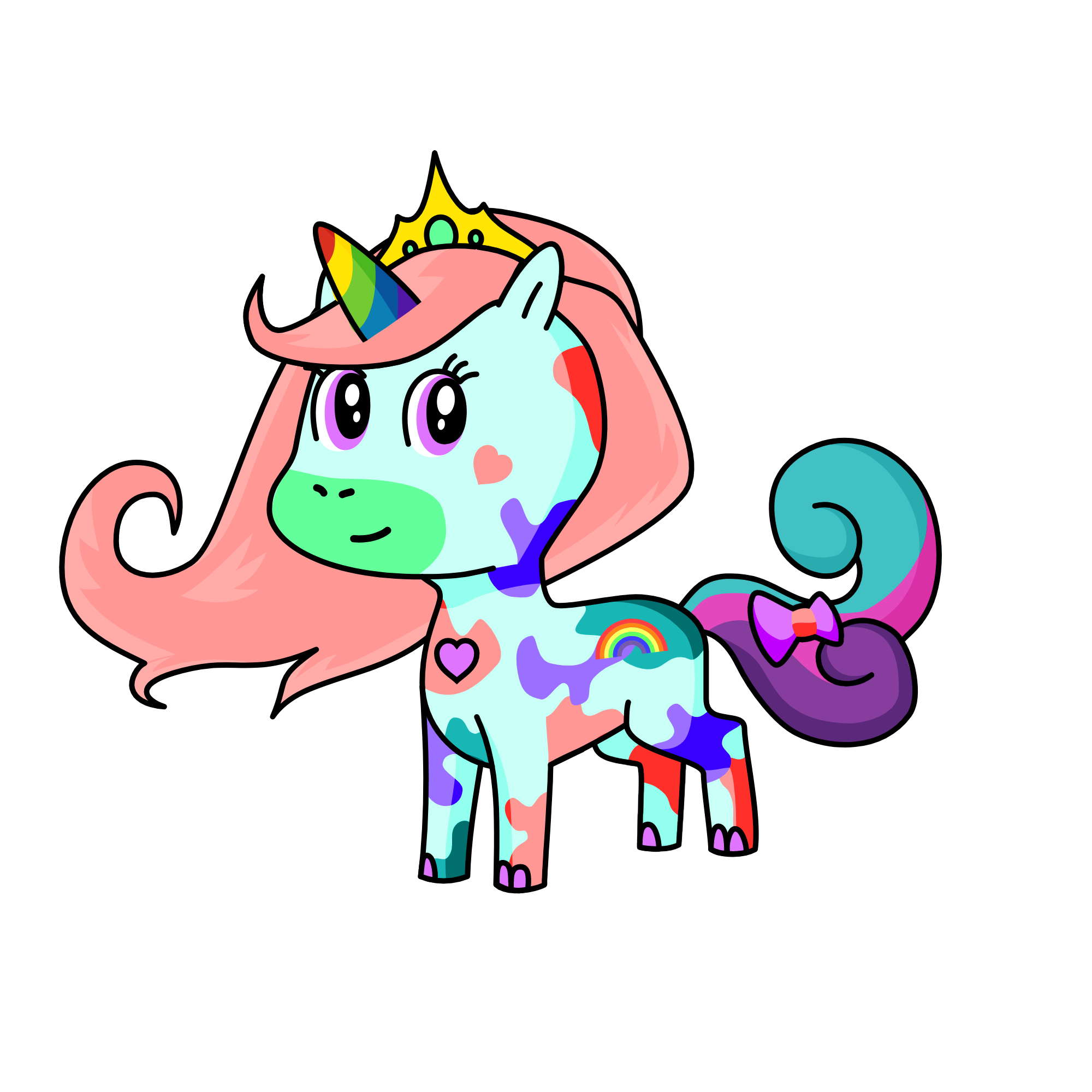 Lilly candy, the unicorn