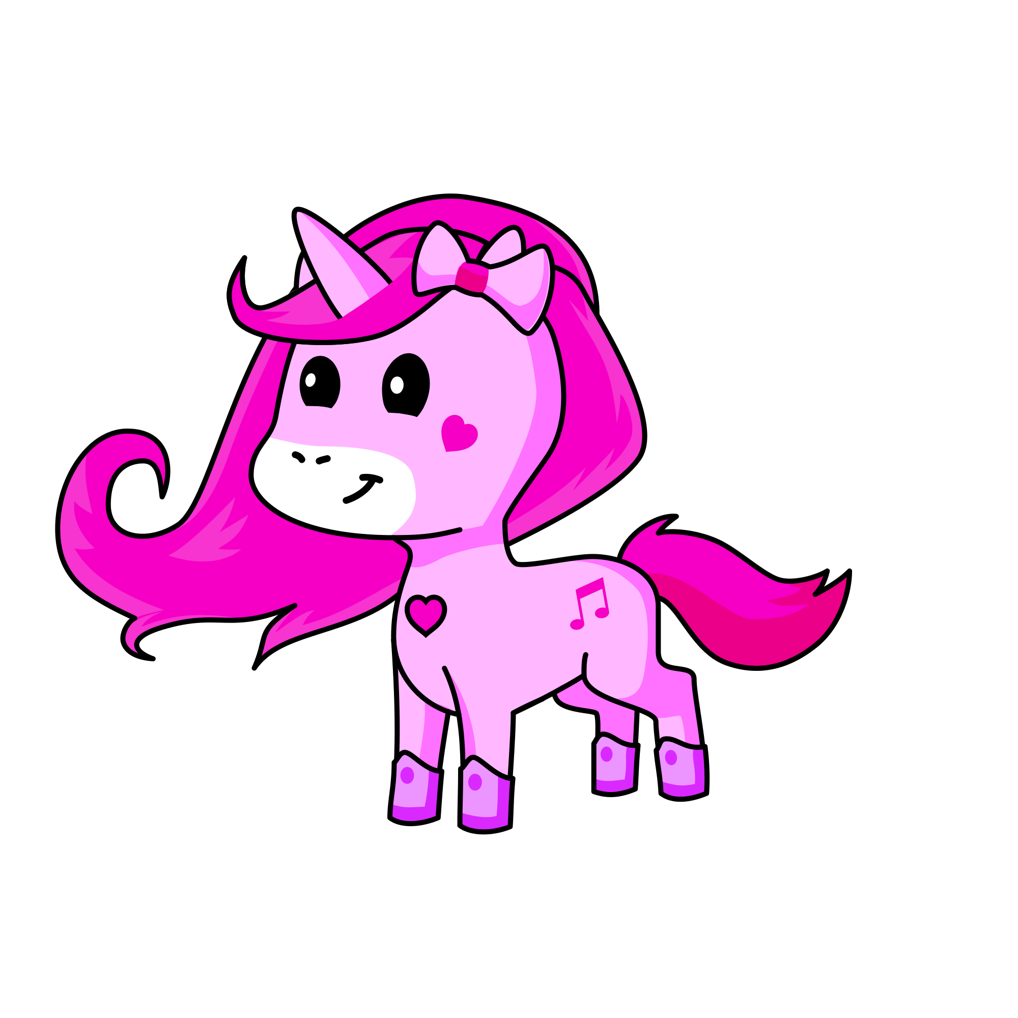 Gabby, the unicorn