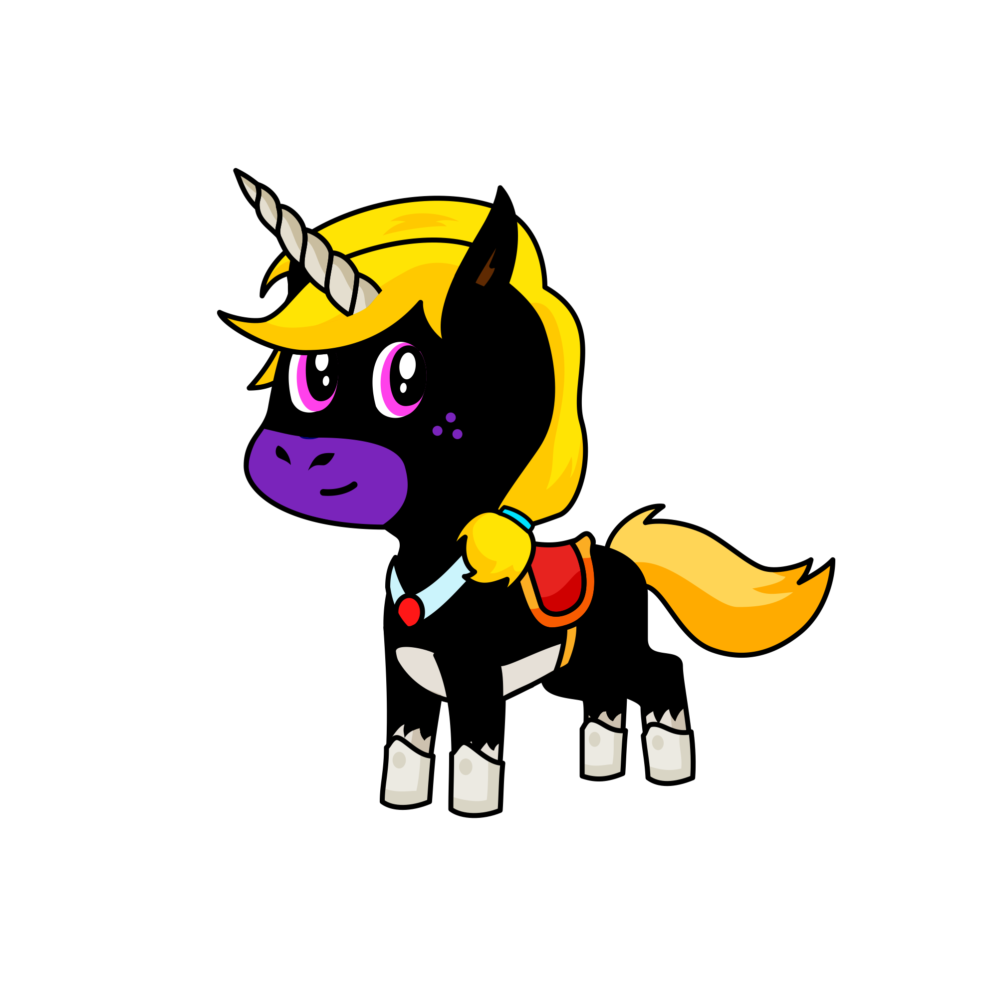 Crimson Earth’s Escape, the unicorn
