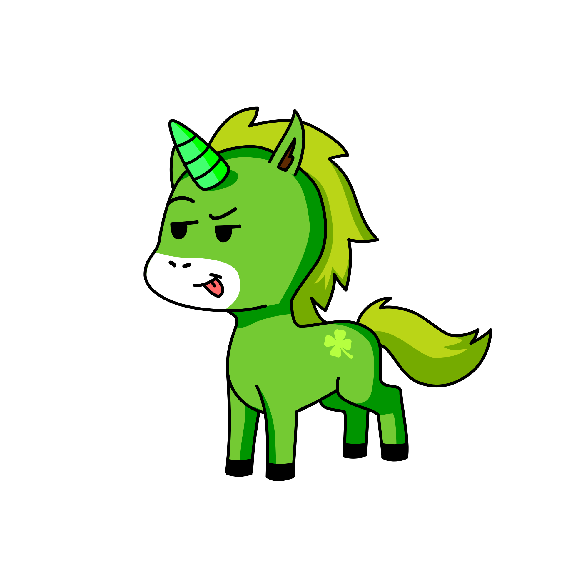 Lucky , the unicorn