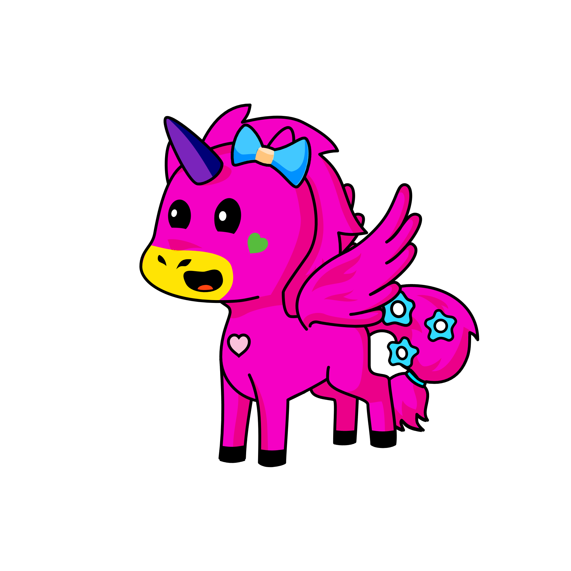 Pinkie pie, the unicorn