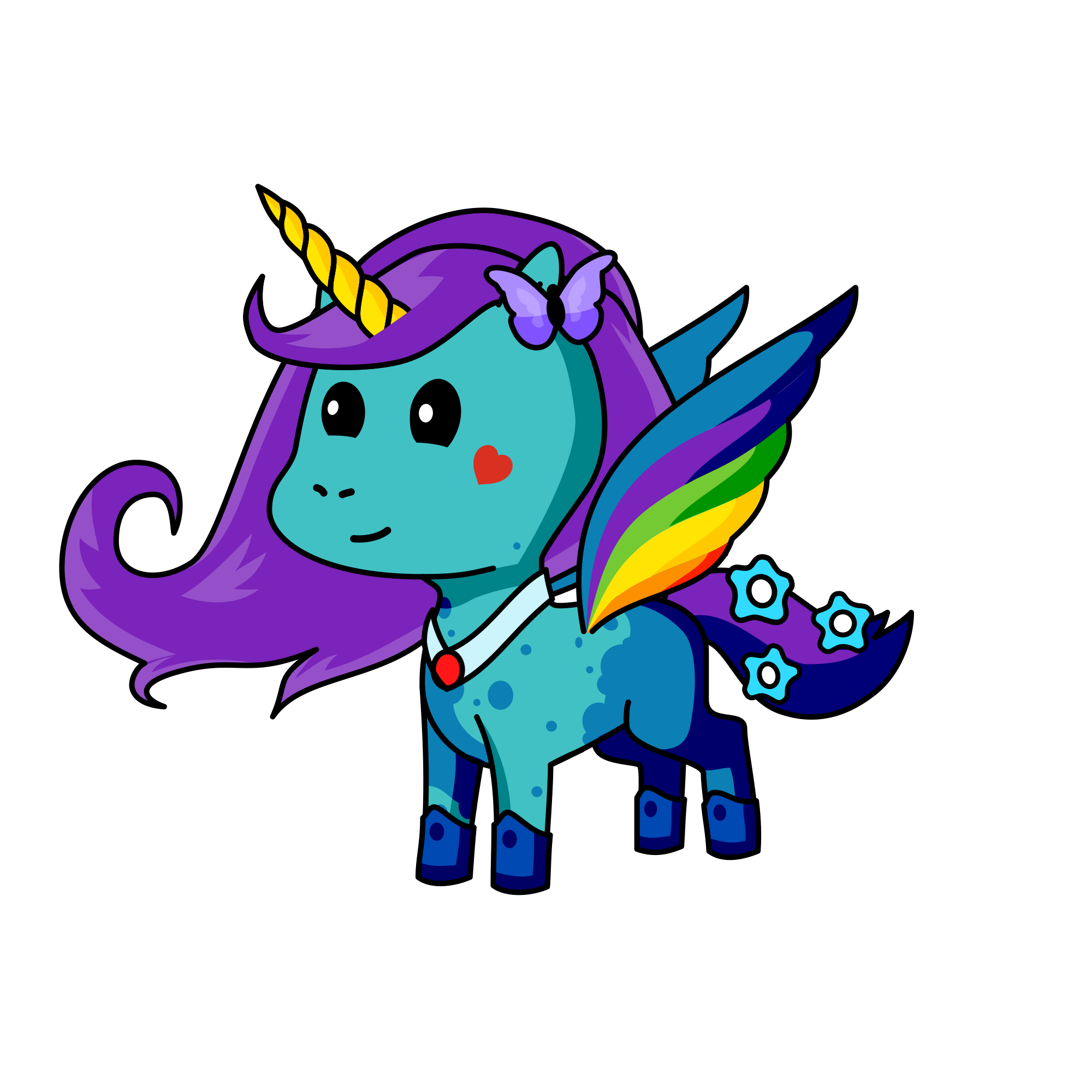 Rosalie, the unicorn