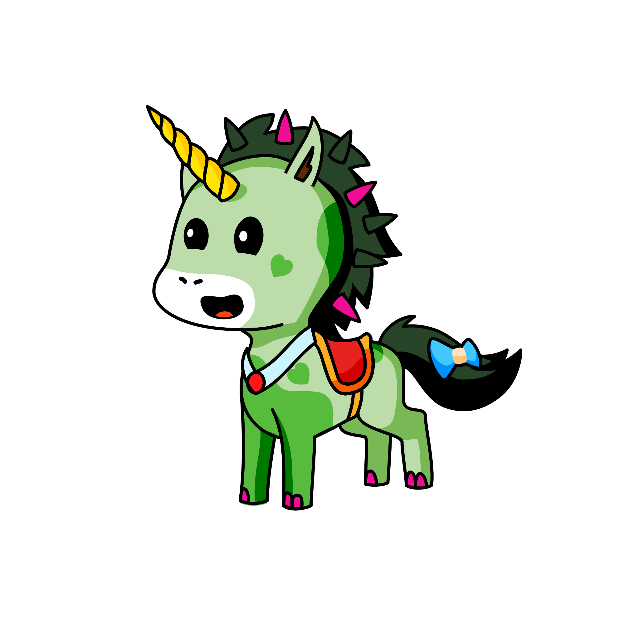 Prickly, the unicorn