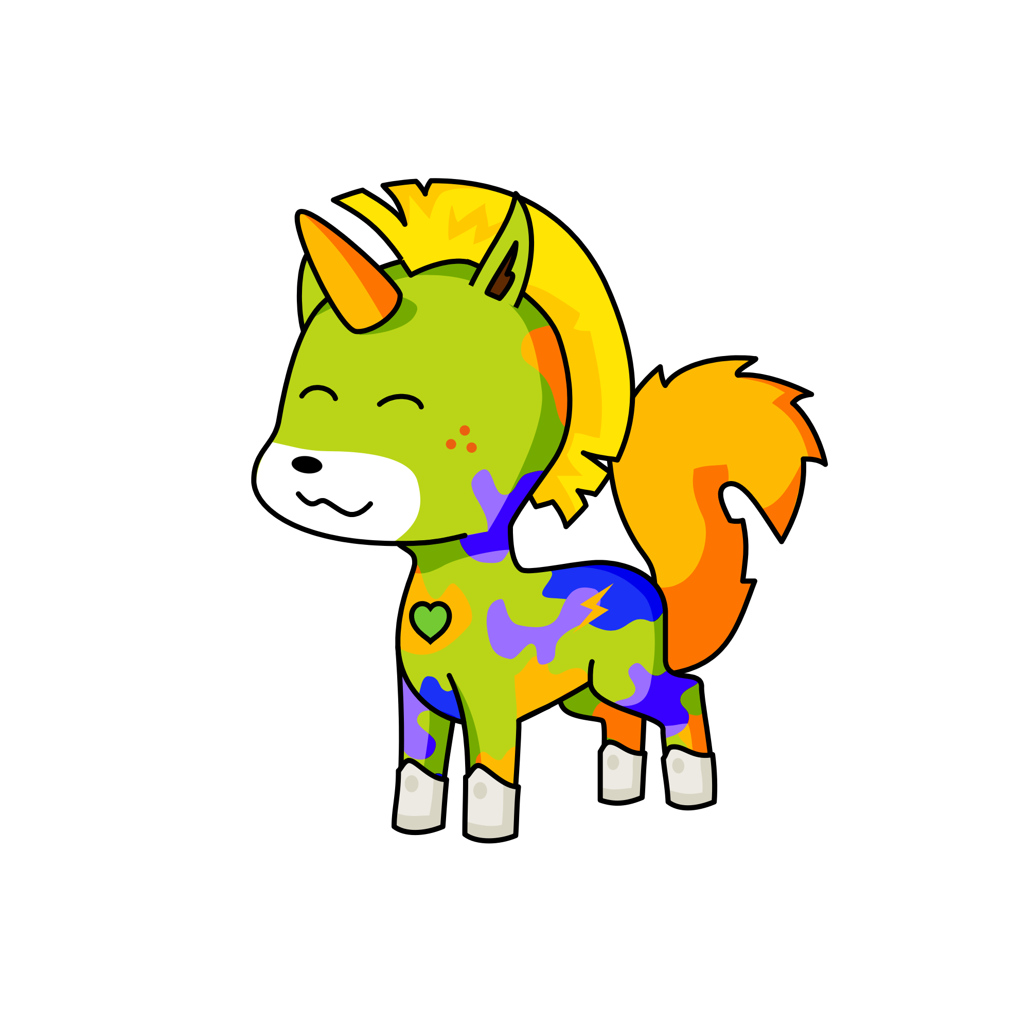 Pickly, the unicorn