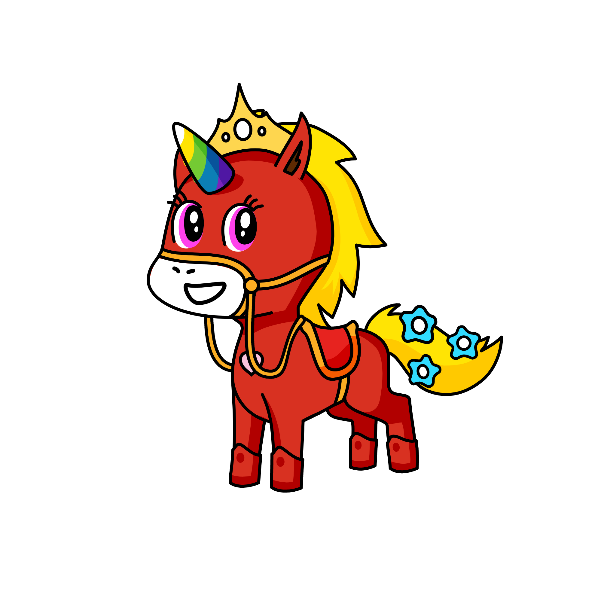 Pegasus, the unicorn