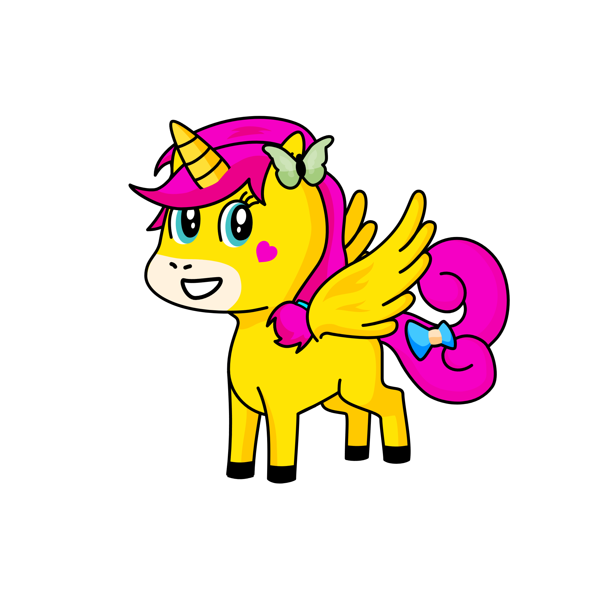 Fluttershy, the unicorn