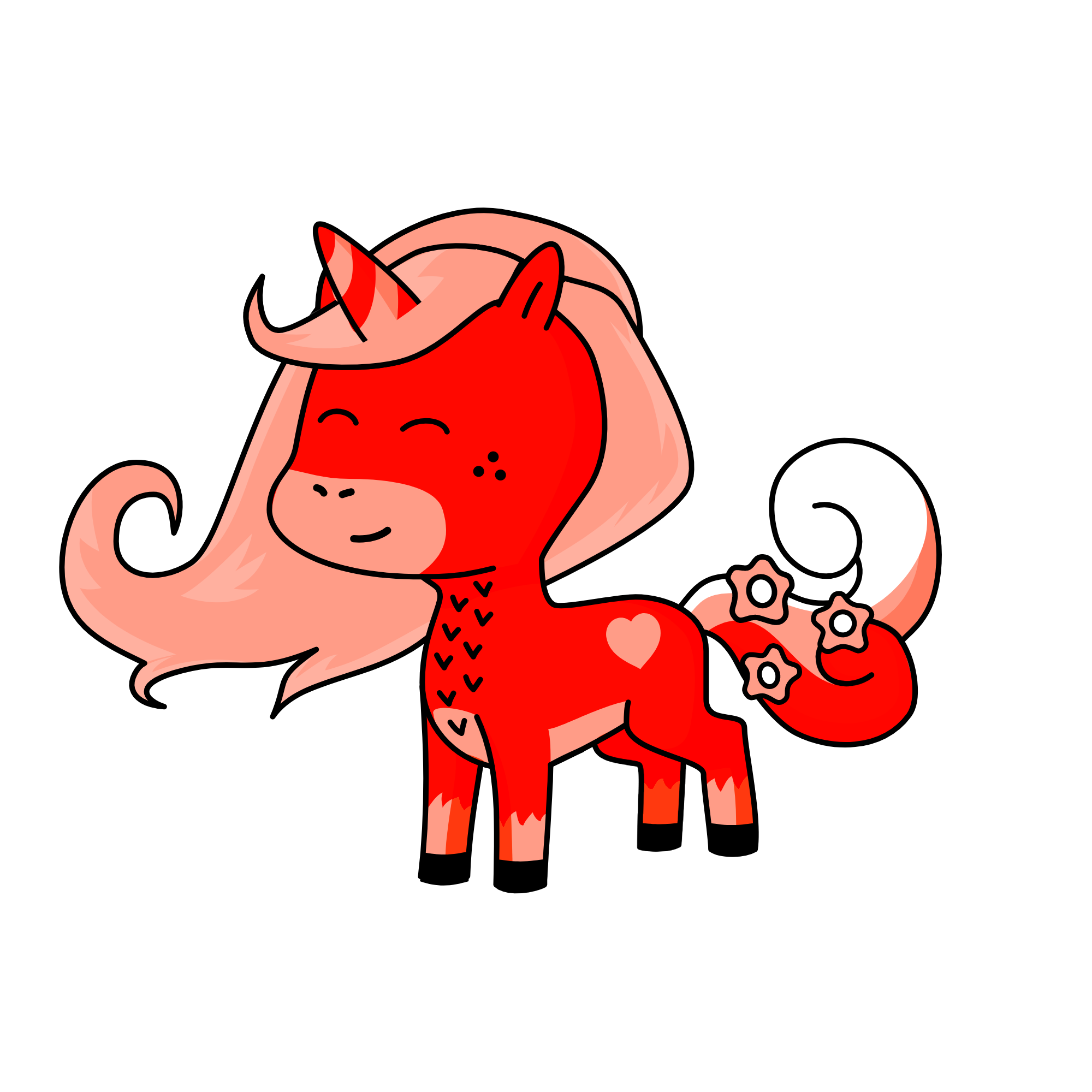 strawberry, the unicorn