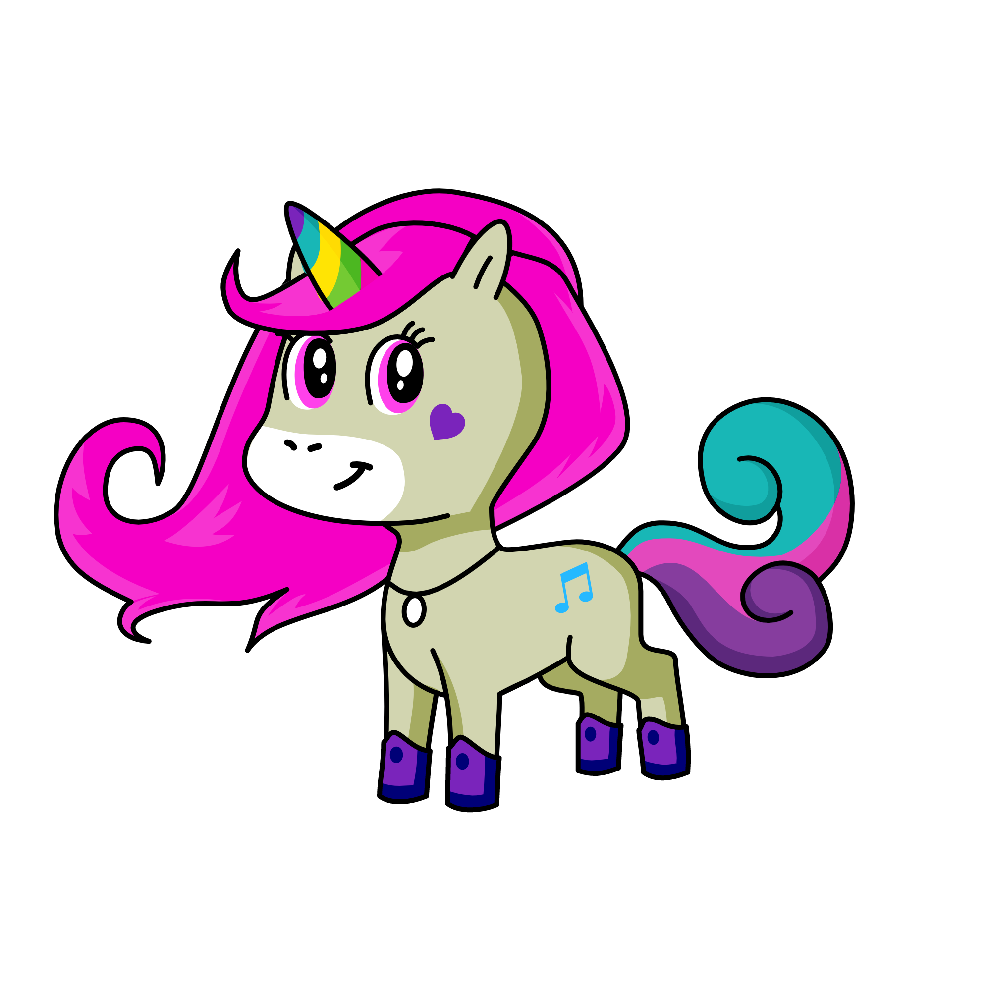 UniLove, the unicorn