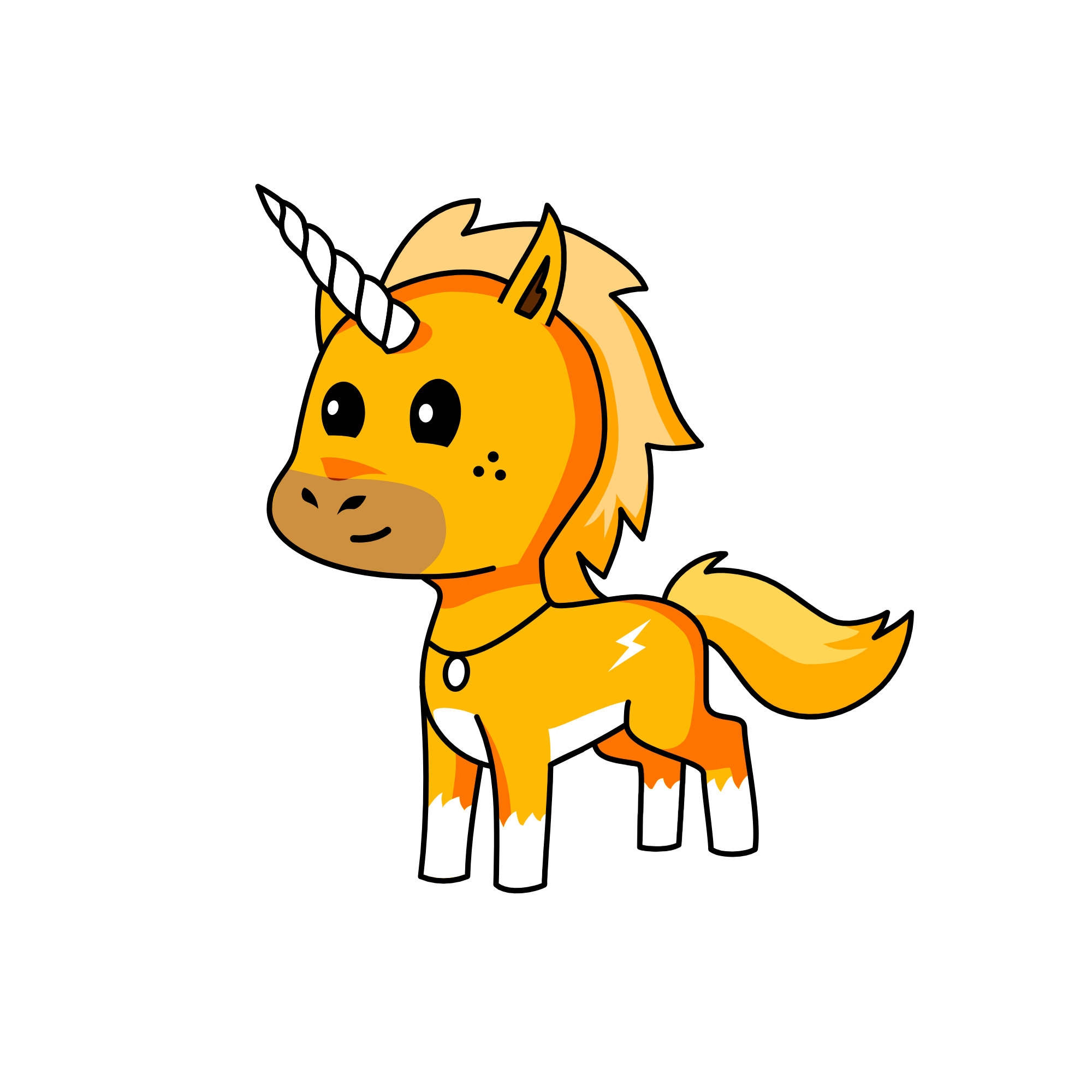 Sparky, the unicorn