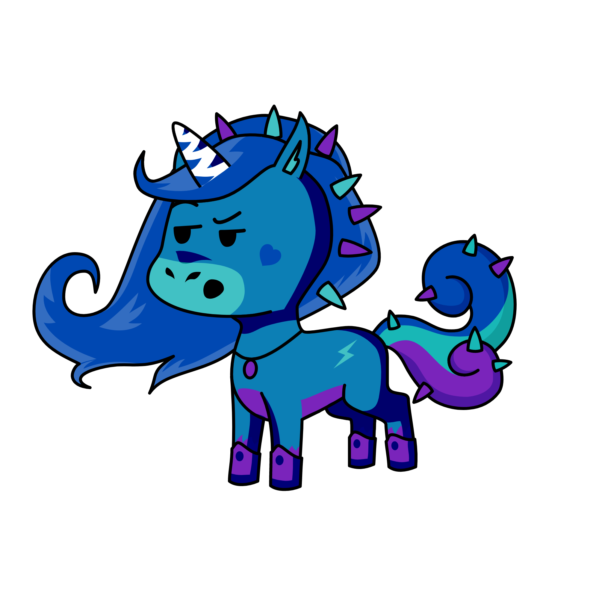 moon shine, the unicorn