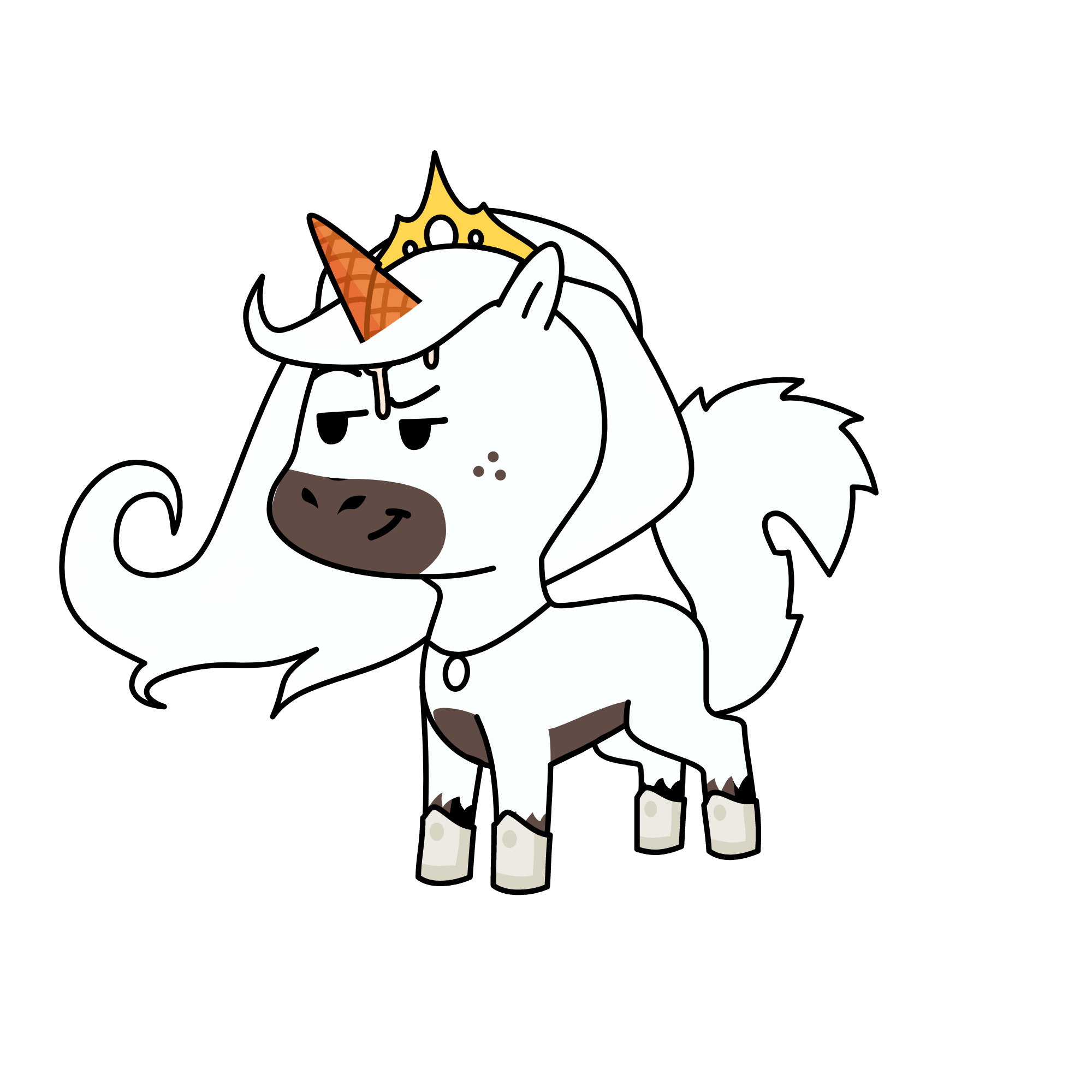 The ice cream queen, the unicorn