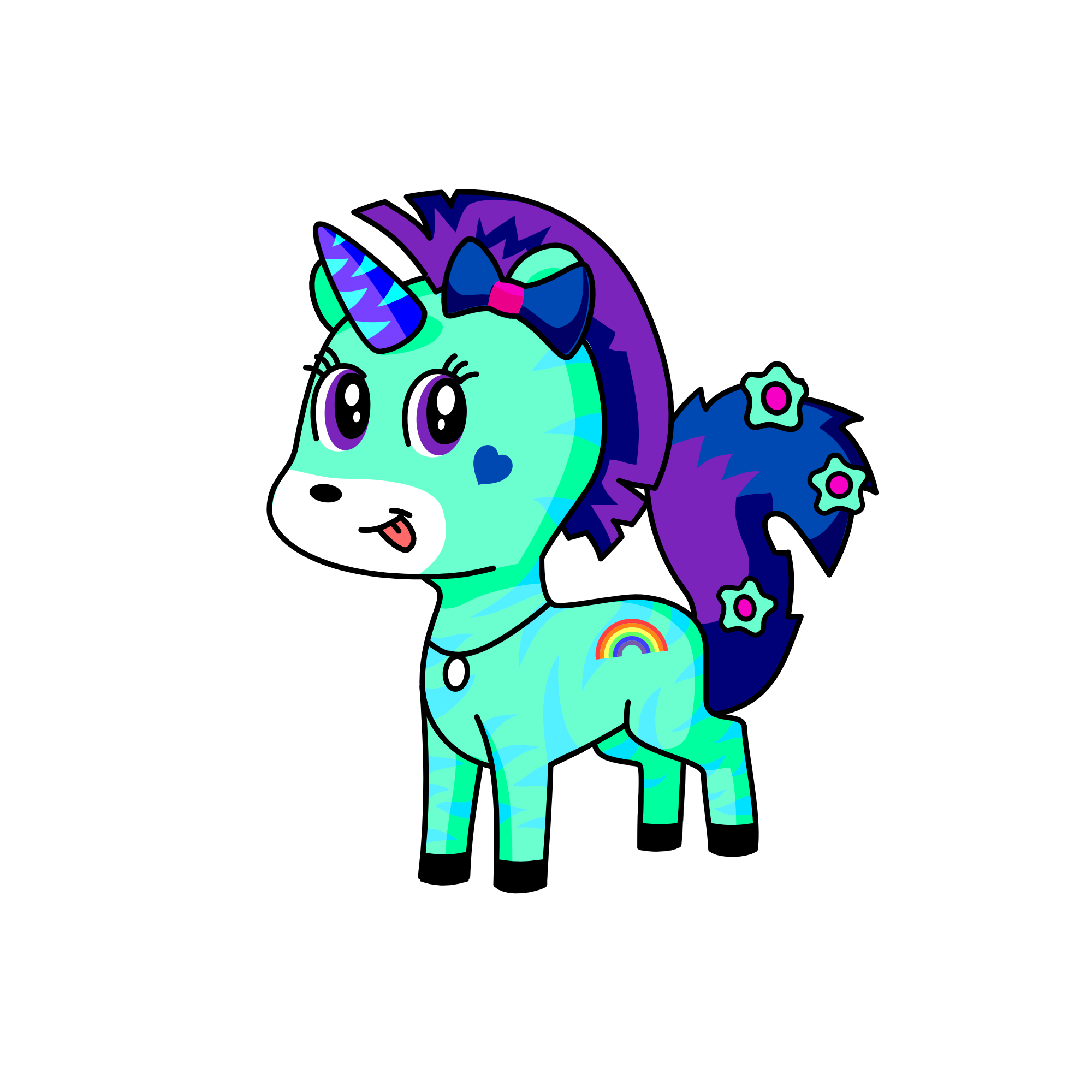 Zig-Zacron, the unicorn