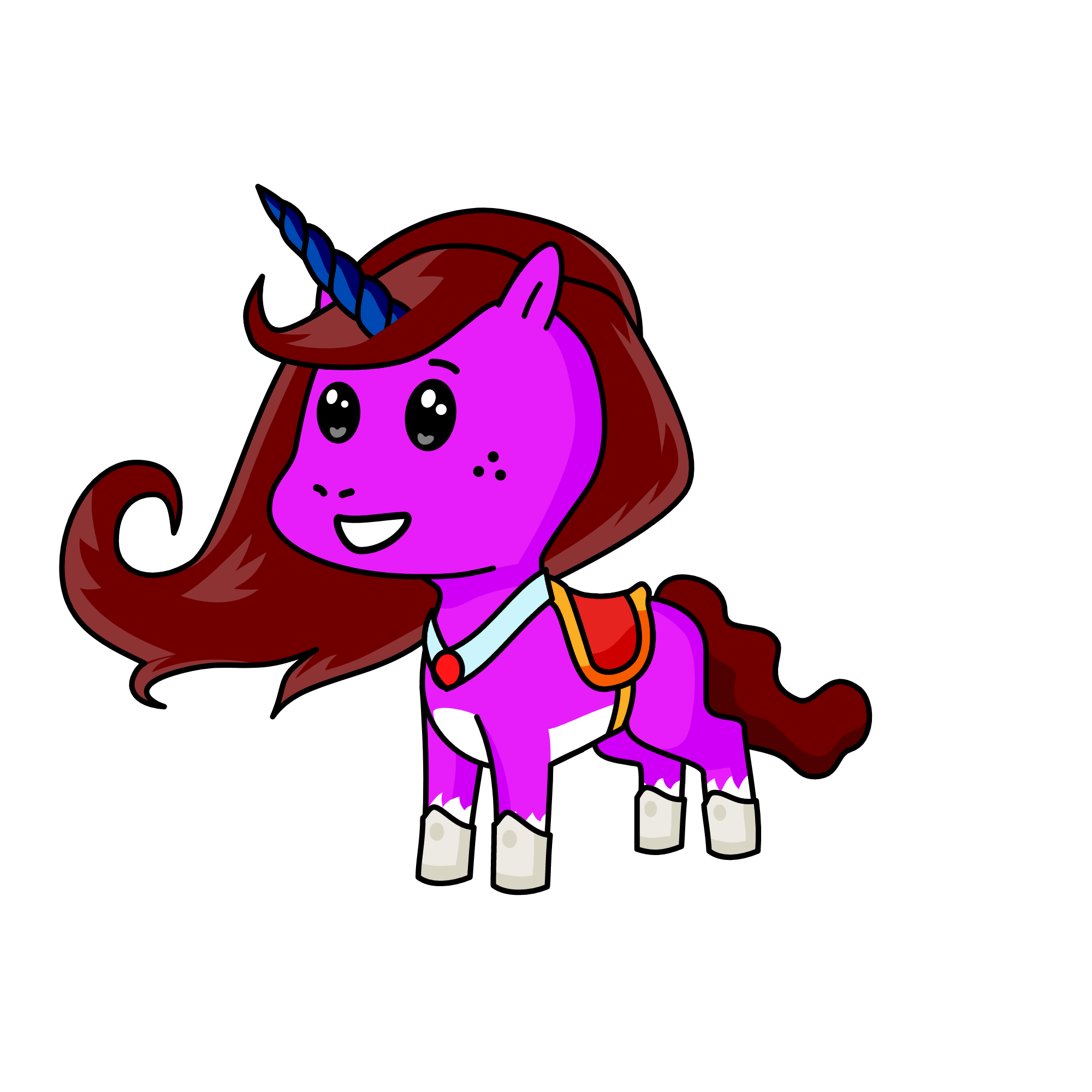 sapphire, the unicorn