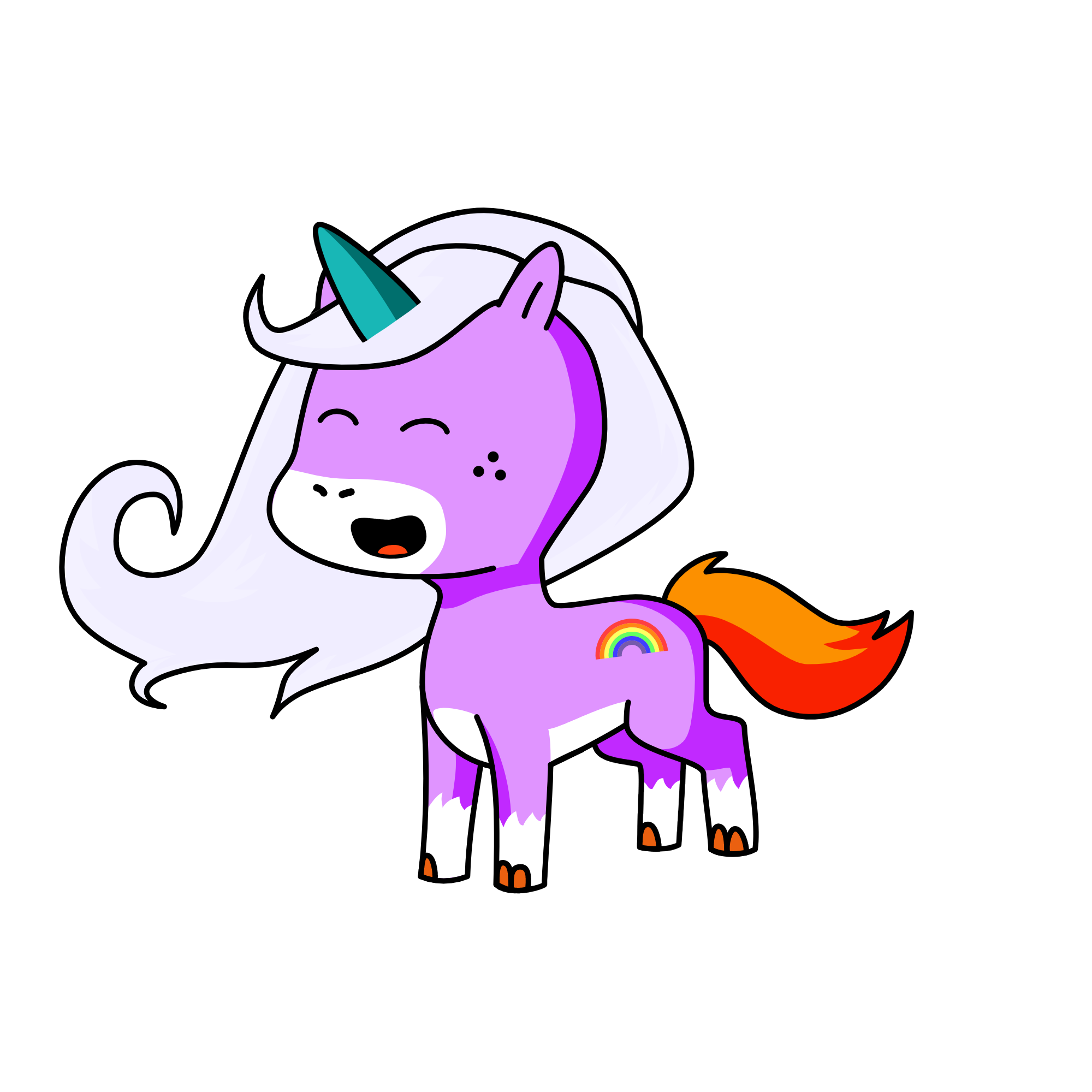 Lovely Shafa, the unicorn