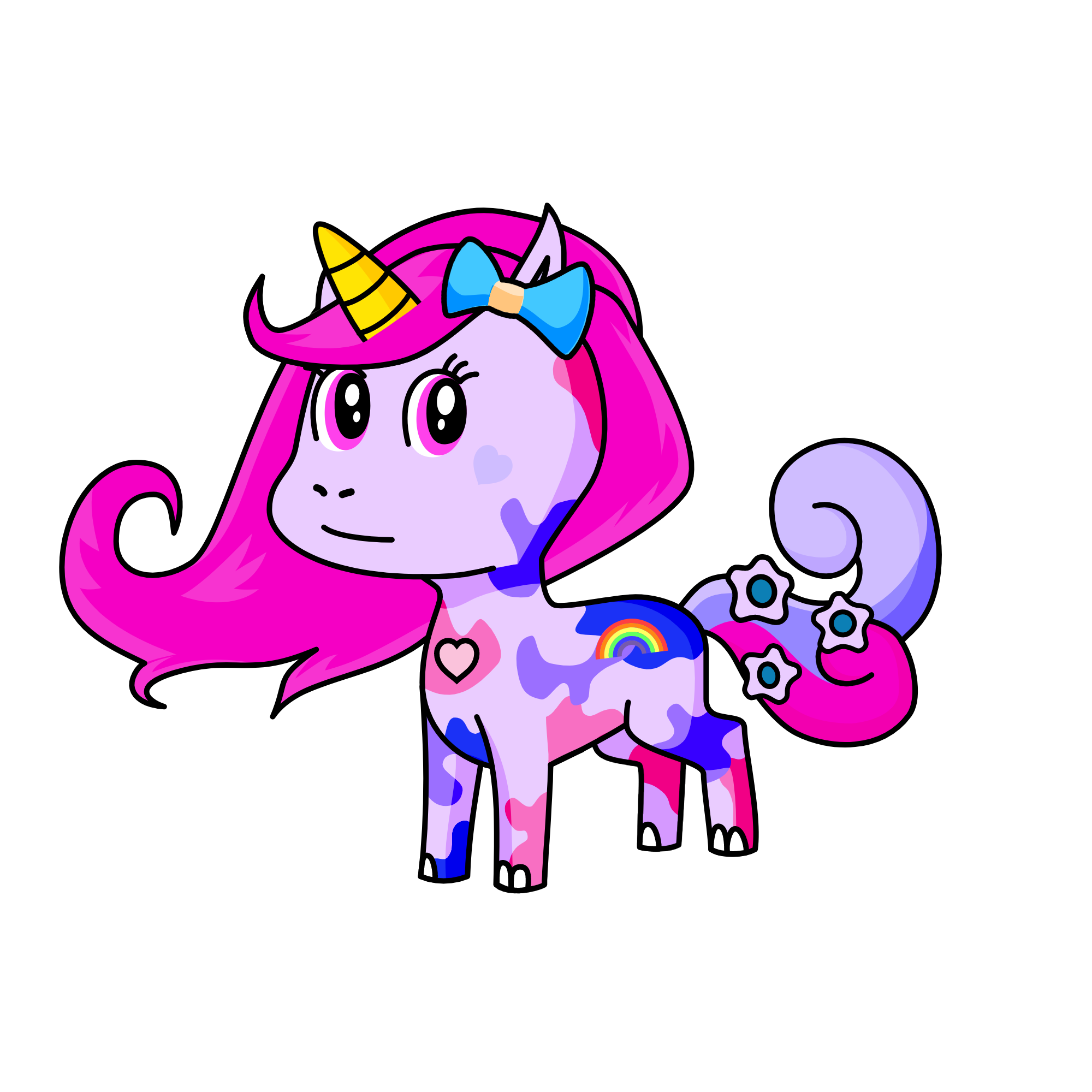kawaii, the unicorn