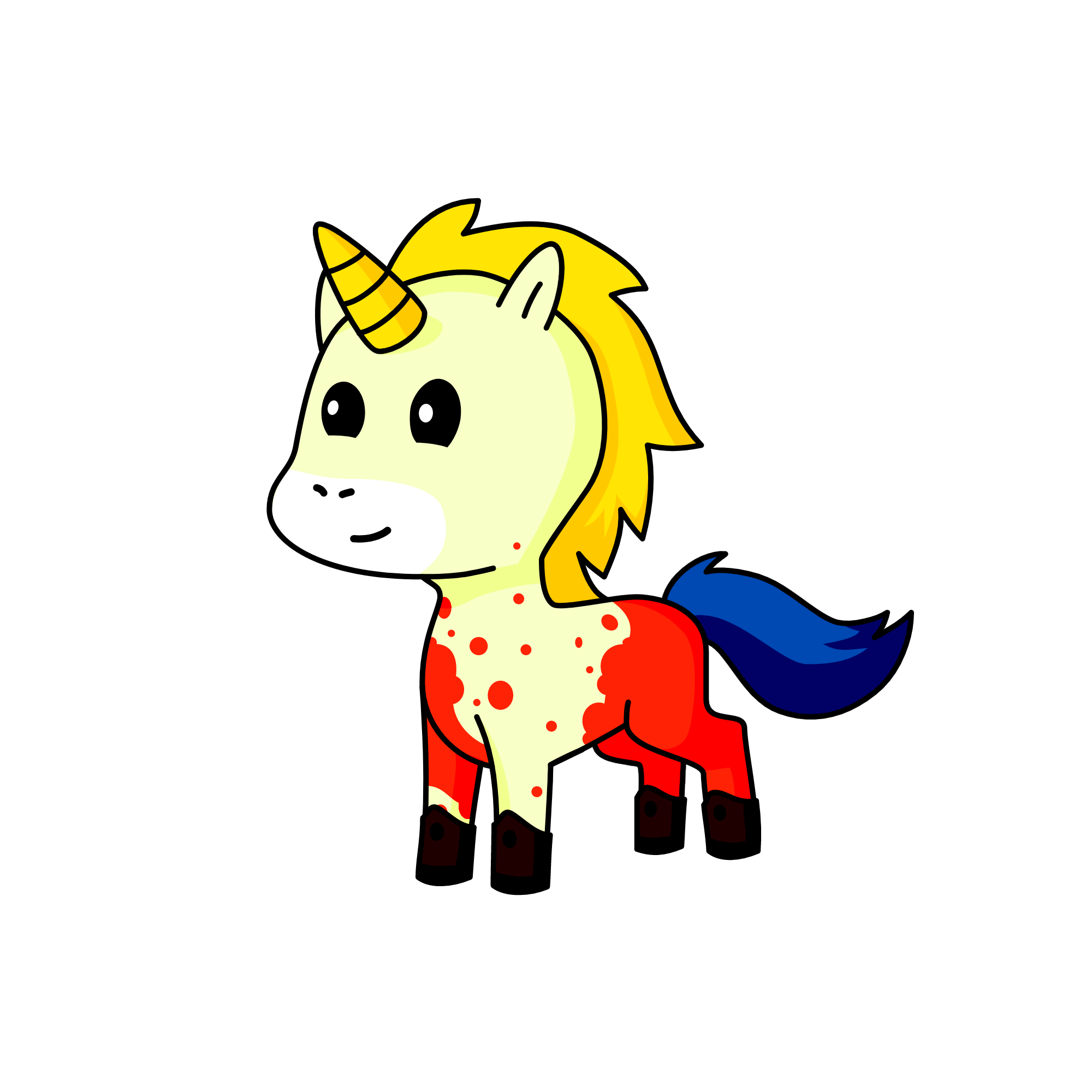 Awesome Candy Reins, the unicorn