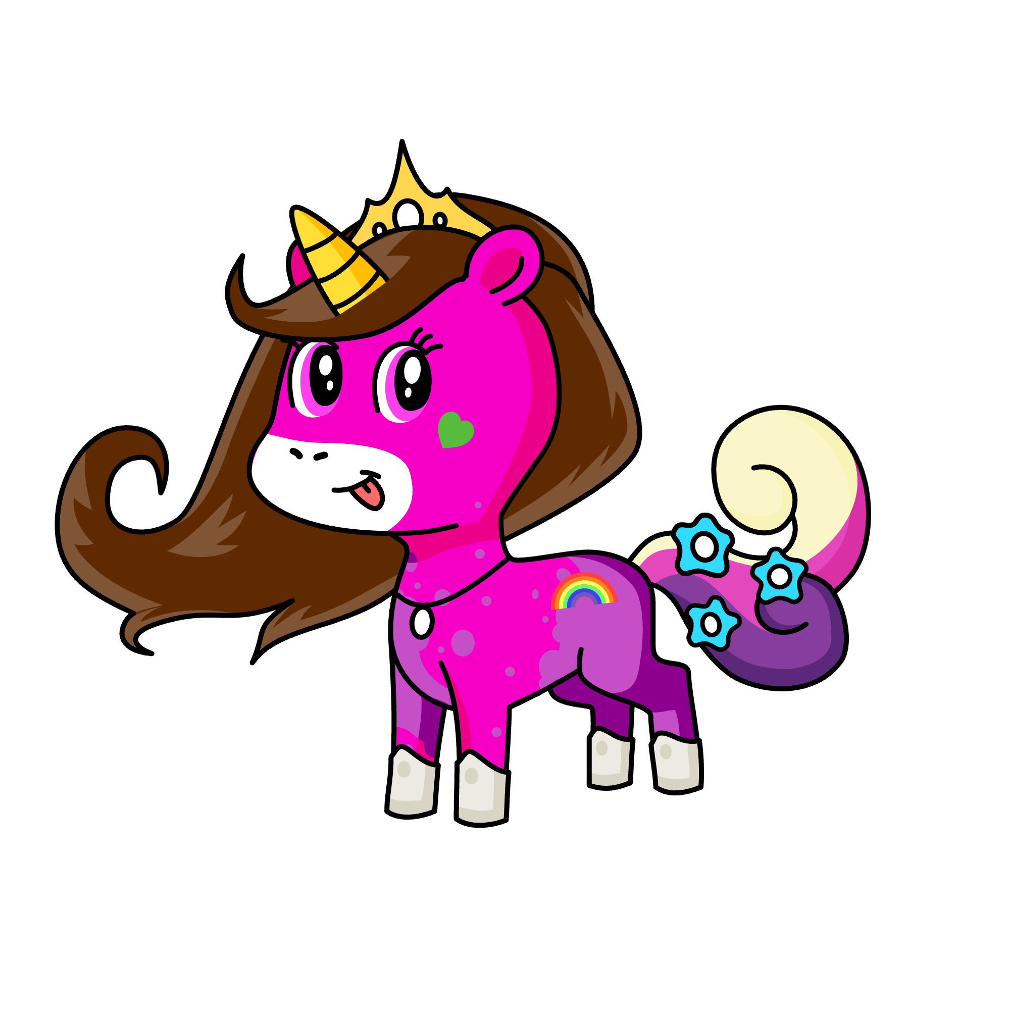 pinky, the unicorn