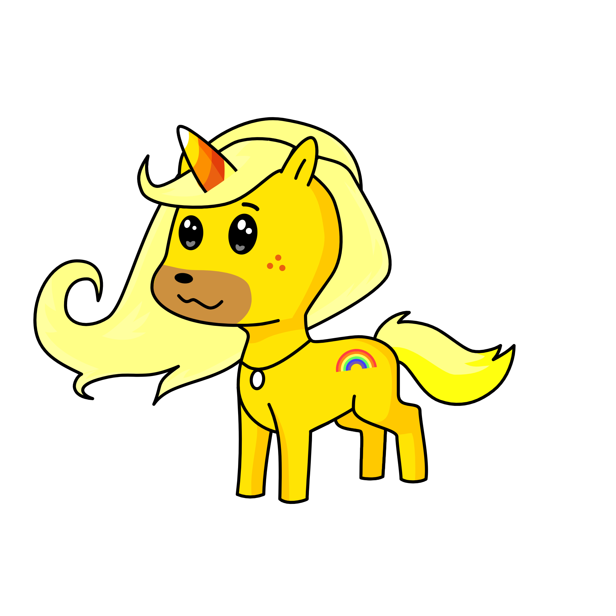 Corny, the unicorn