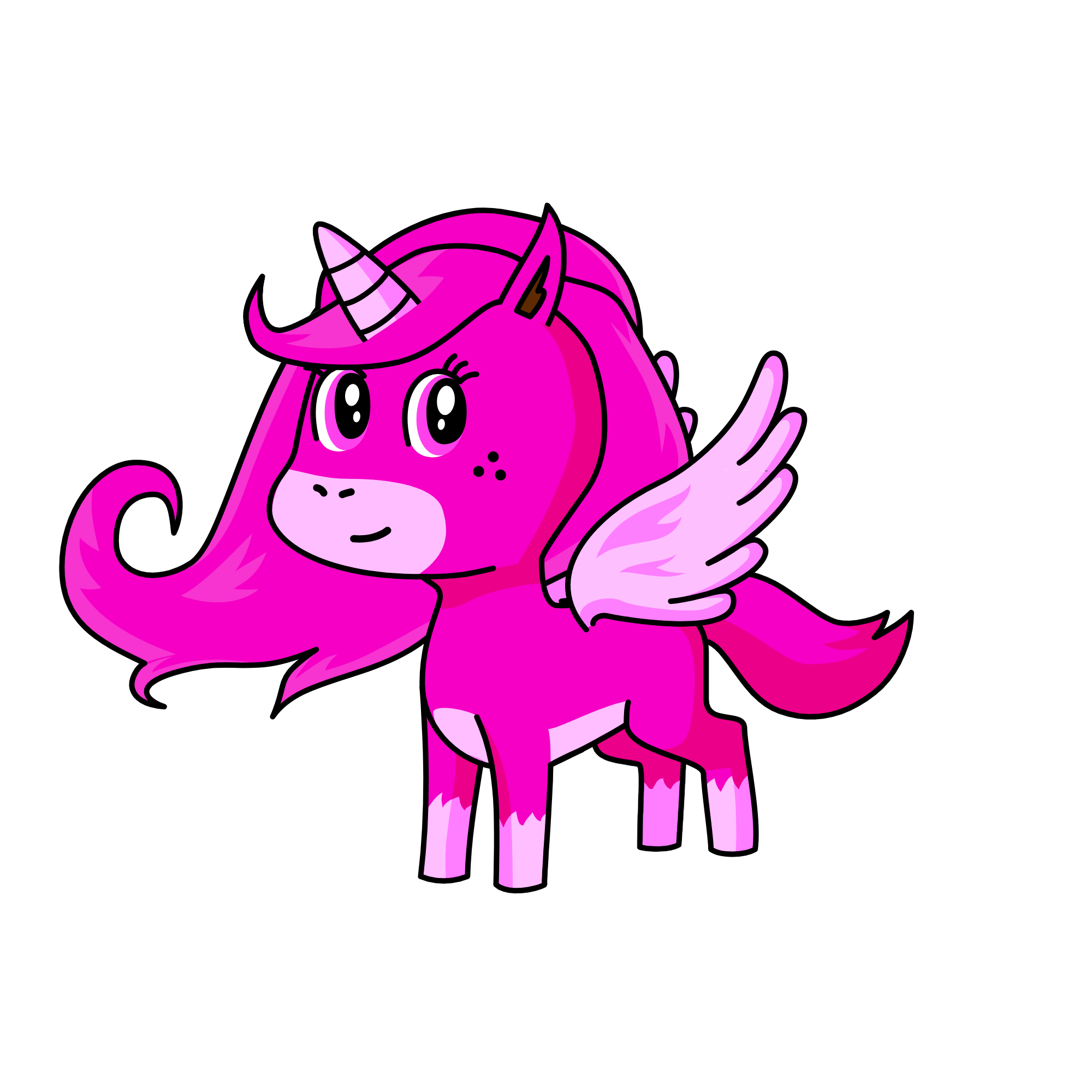 pinky, the unicorn