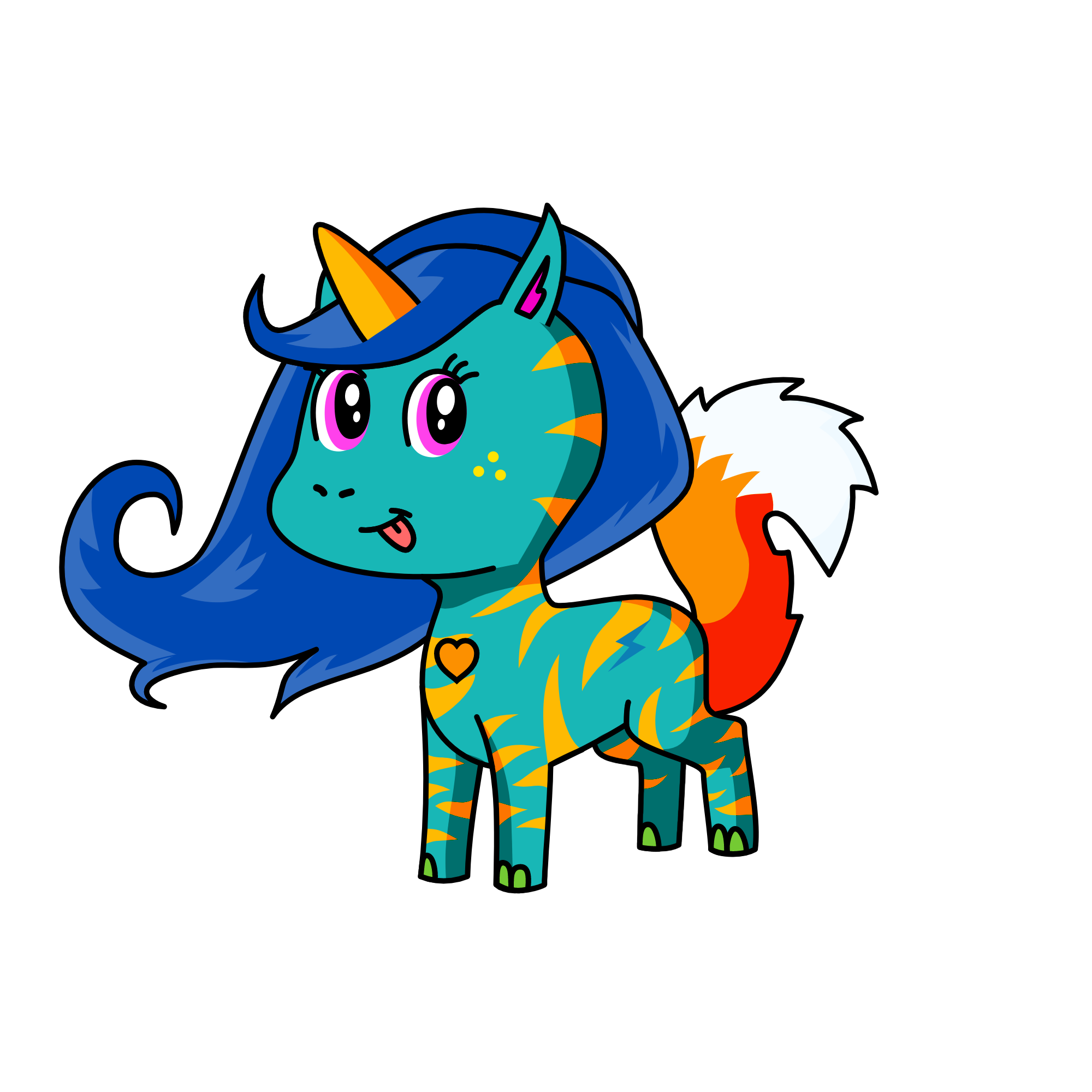foxlia, the unicorn