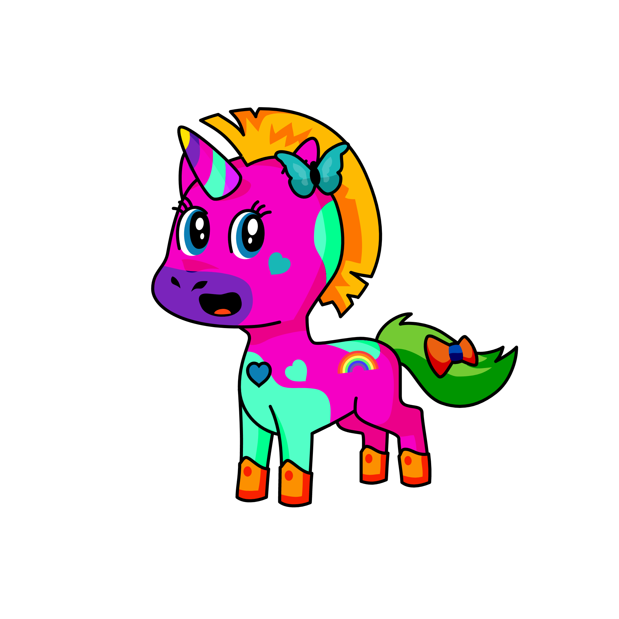 sparkles, the unicorn