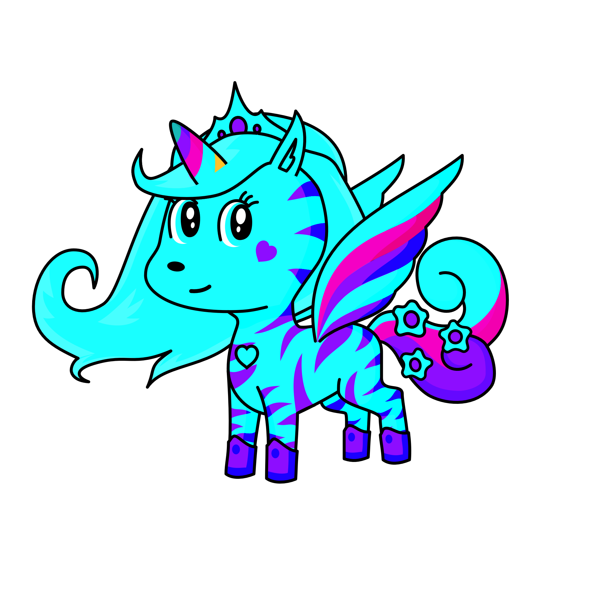 glaseeon, the unicorn