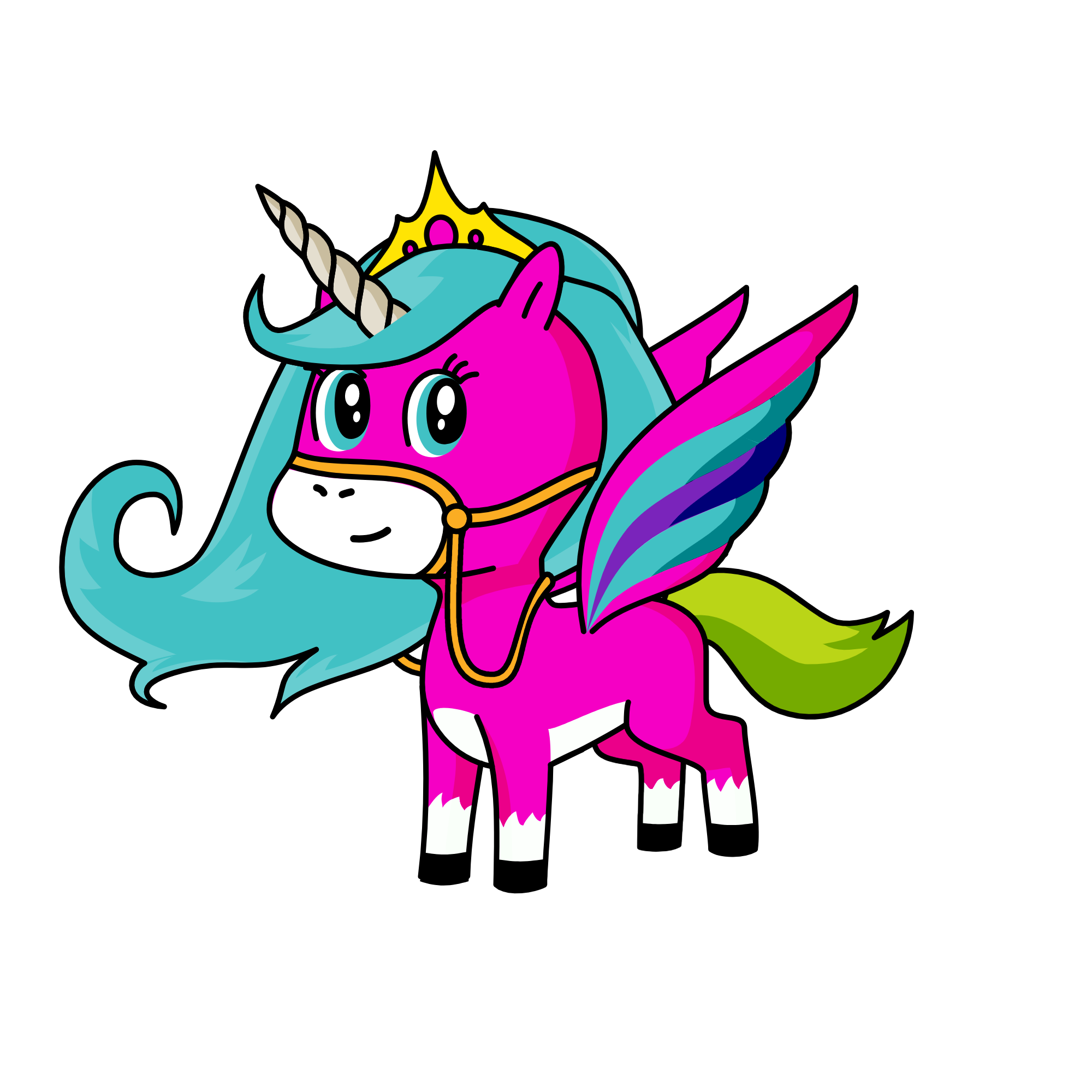 princess, the unicorn